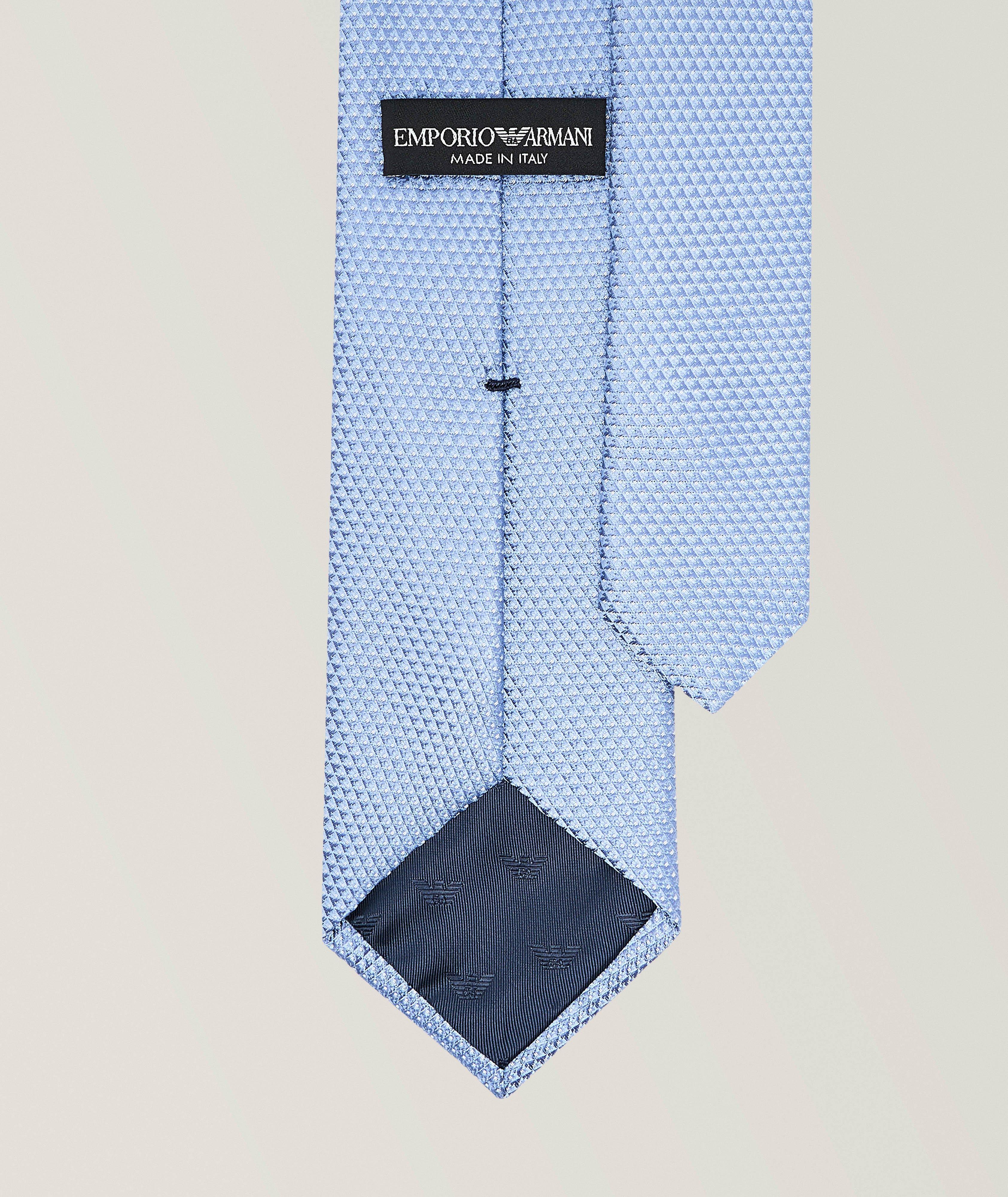 Jacquard Op-Art Silk-Blend Tie image 1