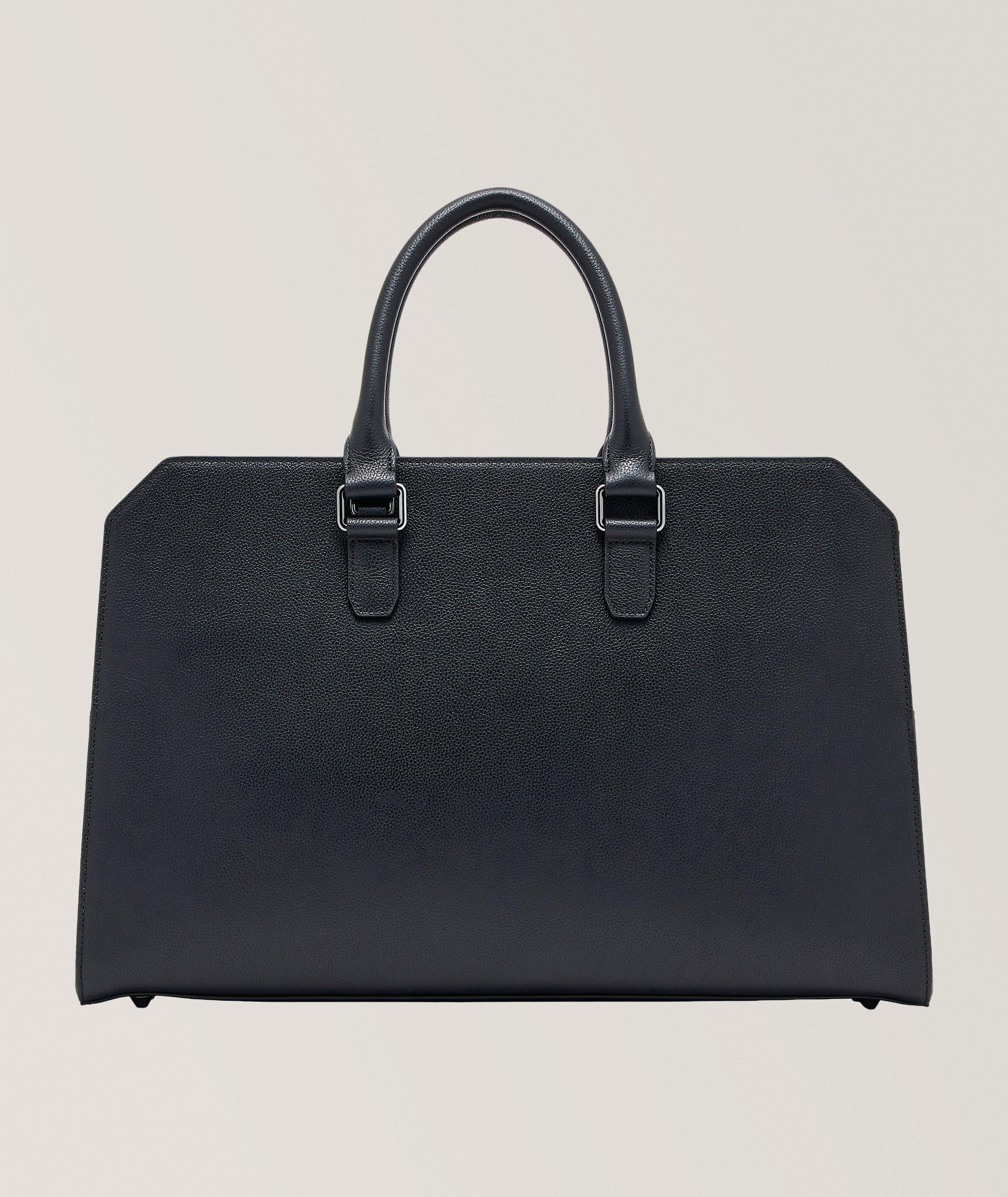 Porte-documents en cuir grainé image 1