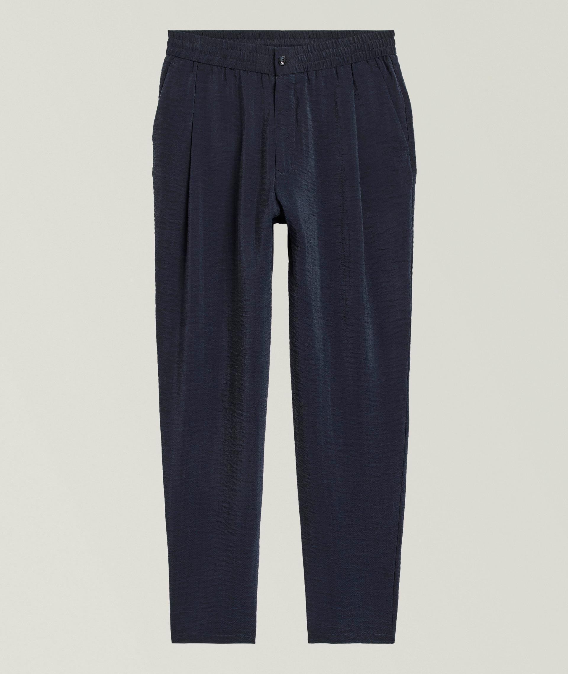 Jacquard Flat-Front Pants image 0