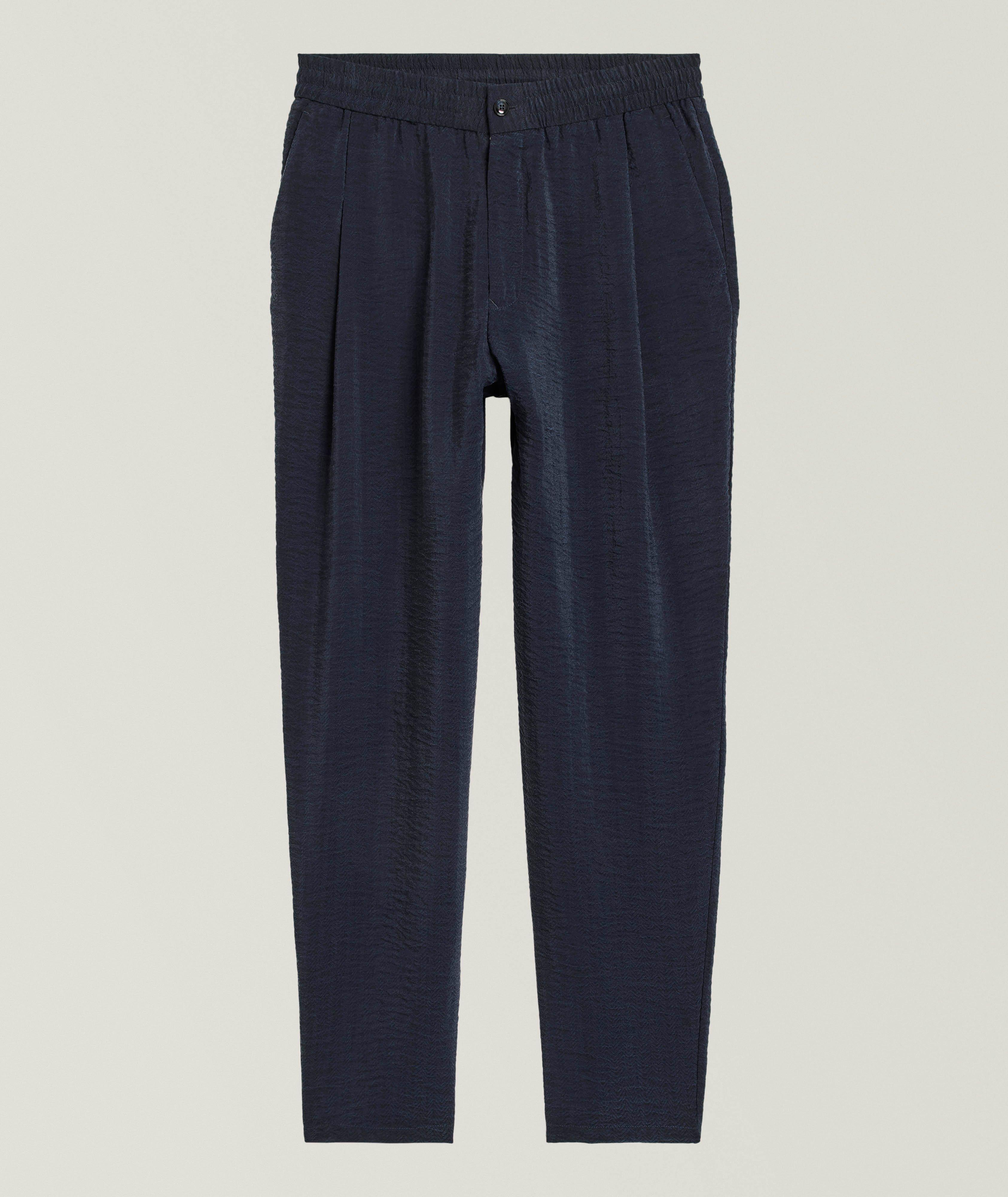 Jacquard Flat-Front Pants image 0