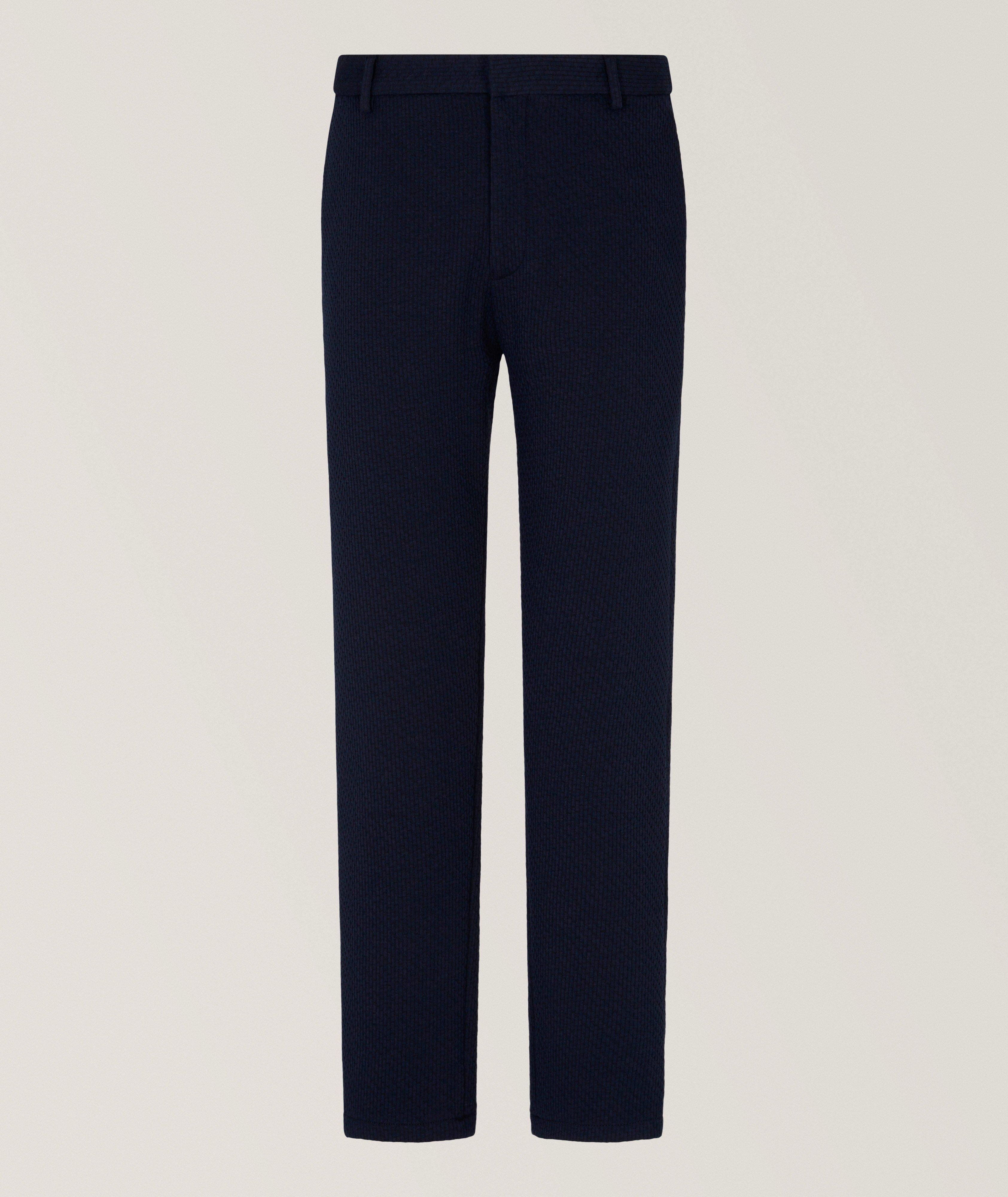 Chino en jersey double jacquard image 0