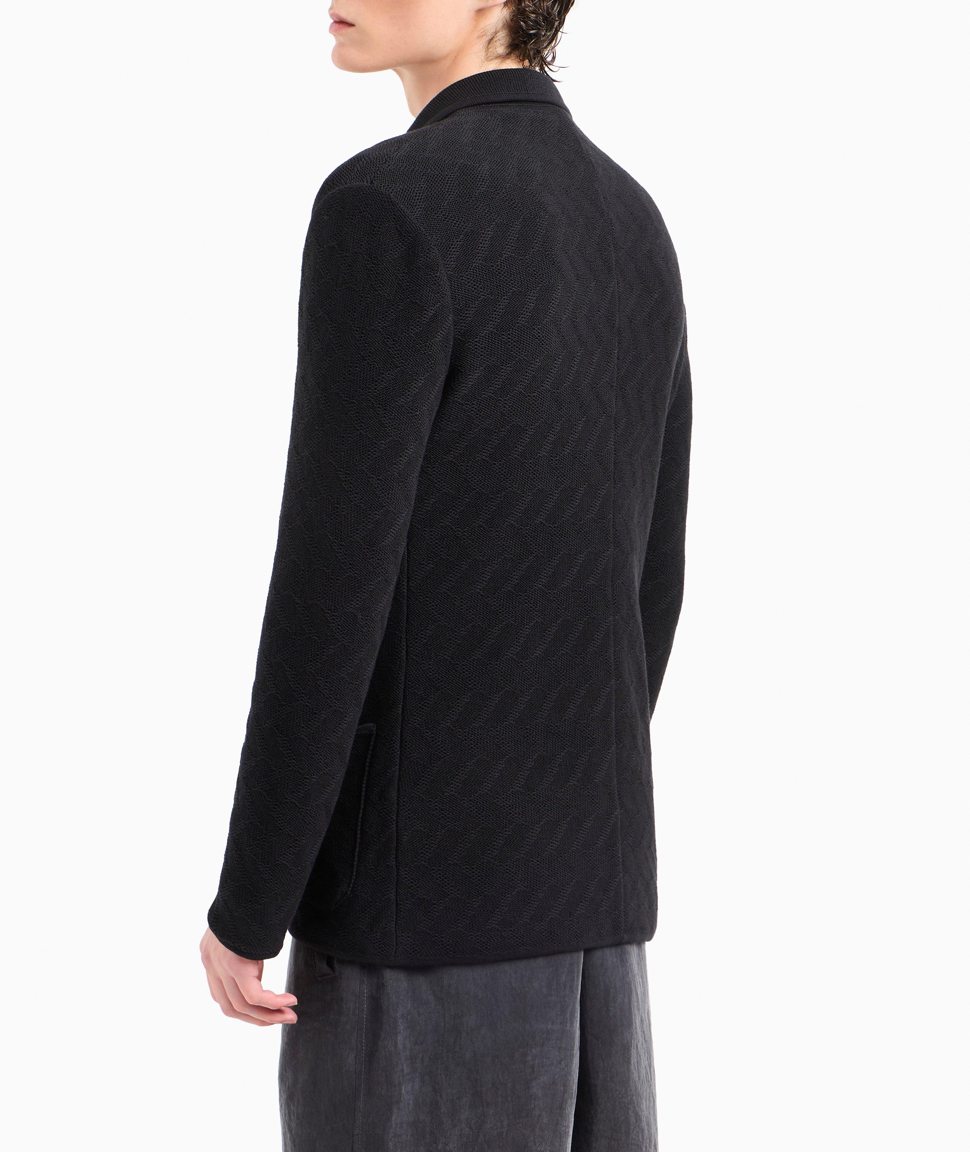 Veston en maille à motif chevrons image 2