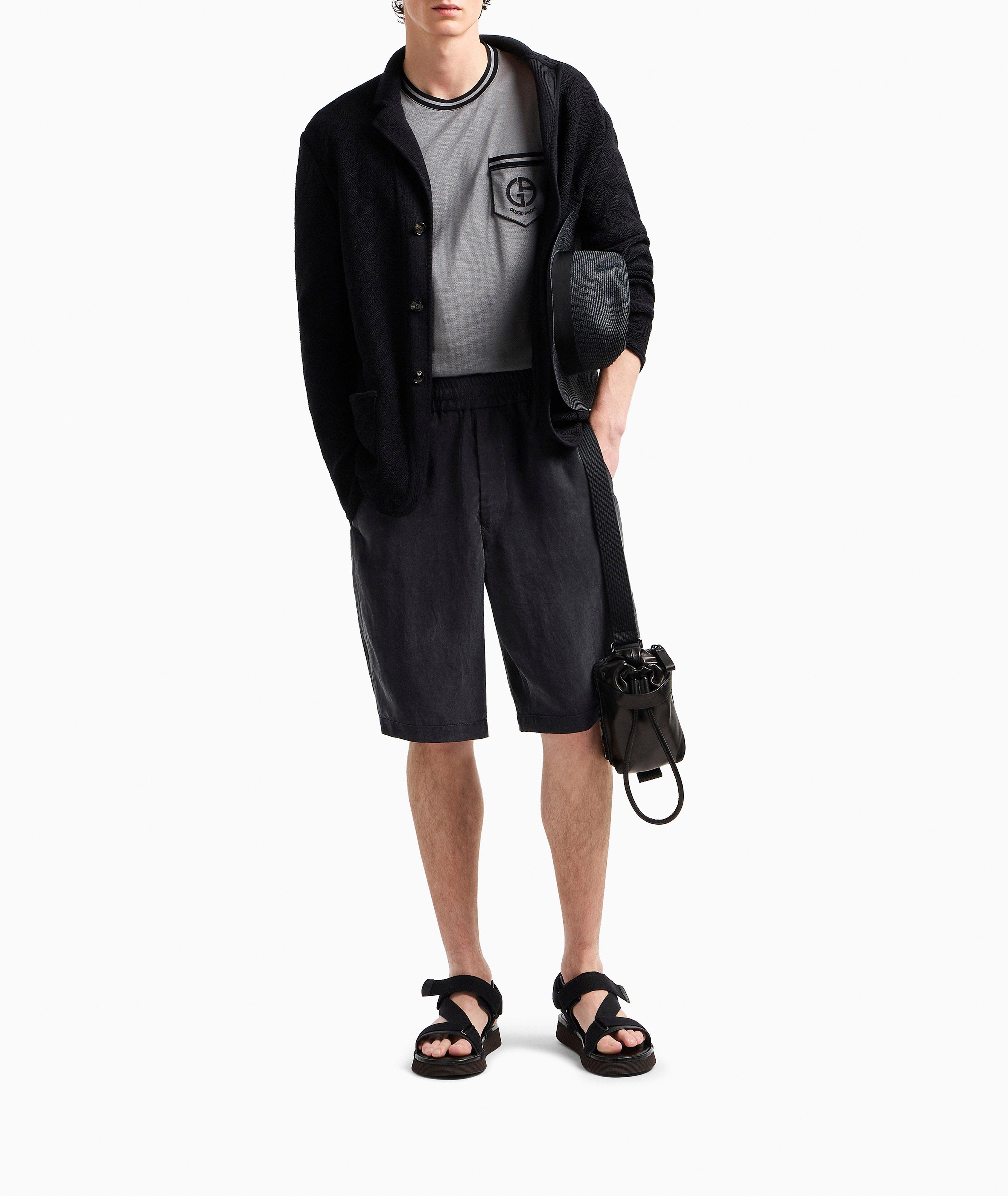 Veston en maille à motif chevrons image 4