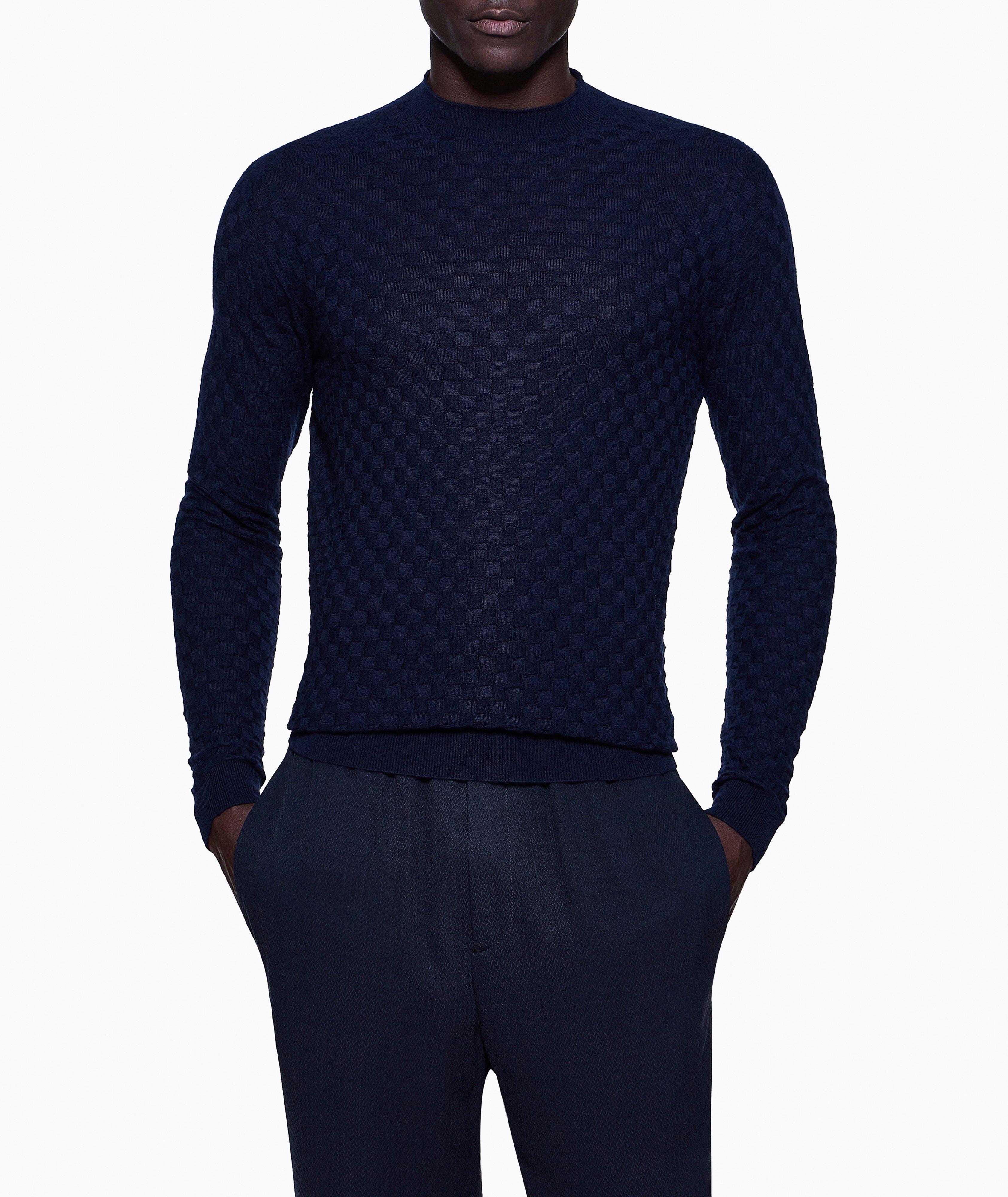 Cashmere-Silk Crewneck Sweater image 1