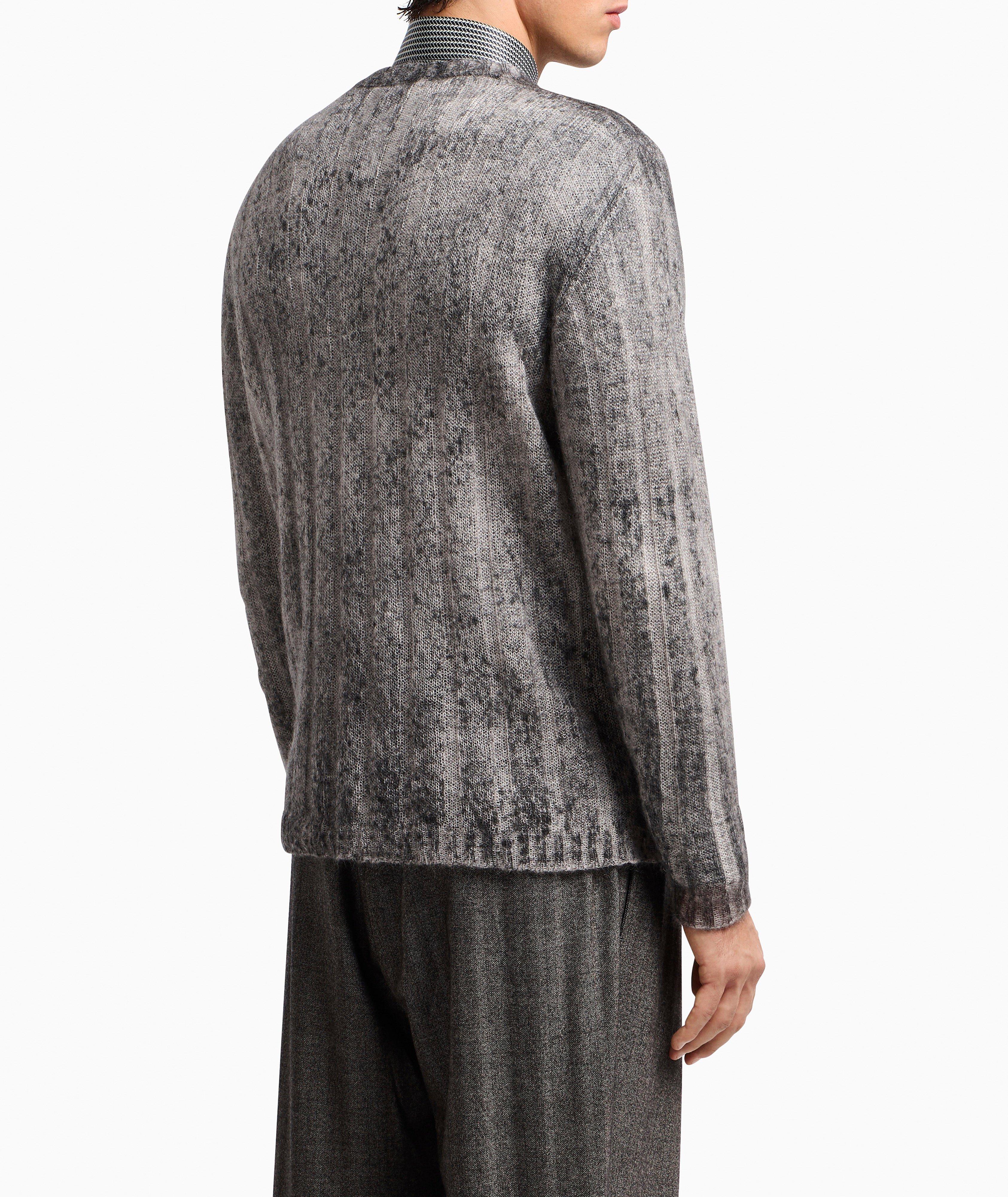 Mohair-Blend V-Neck Sweater image 2