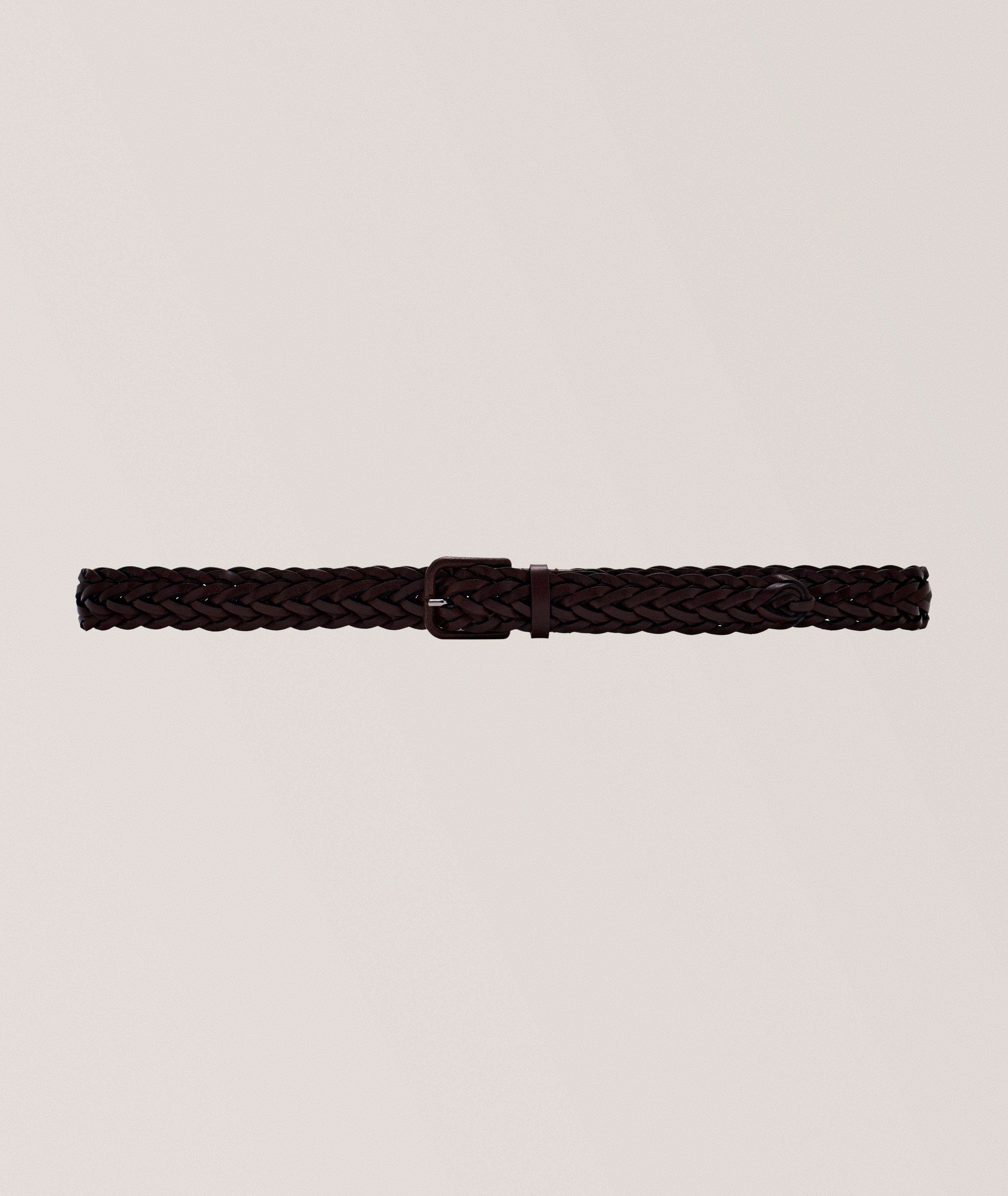 Braided Leather Belt image 1