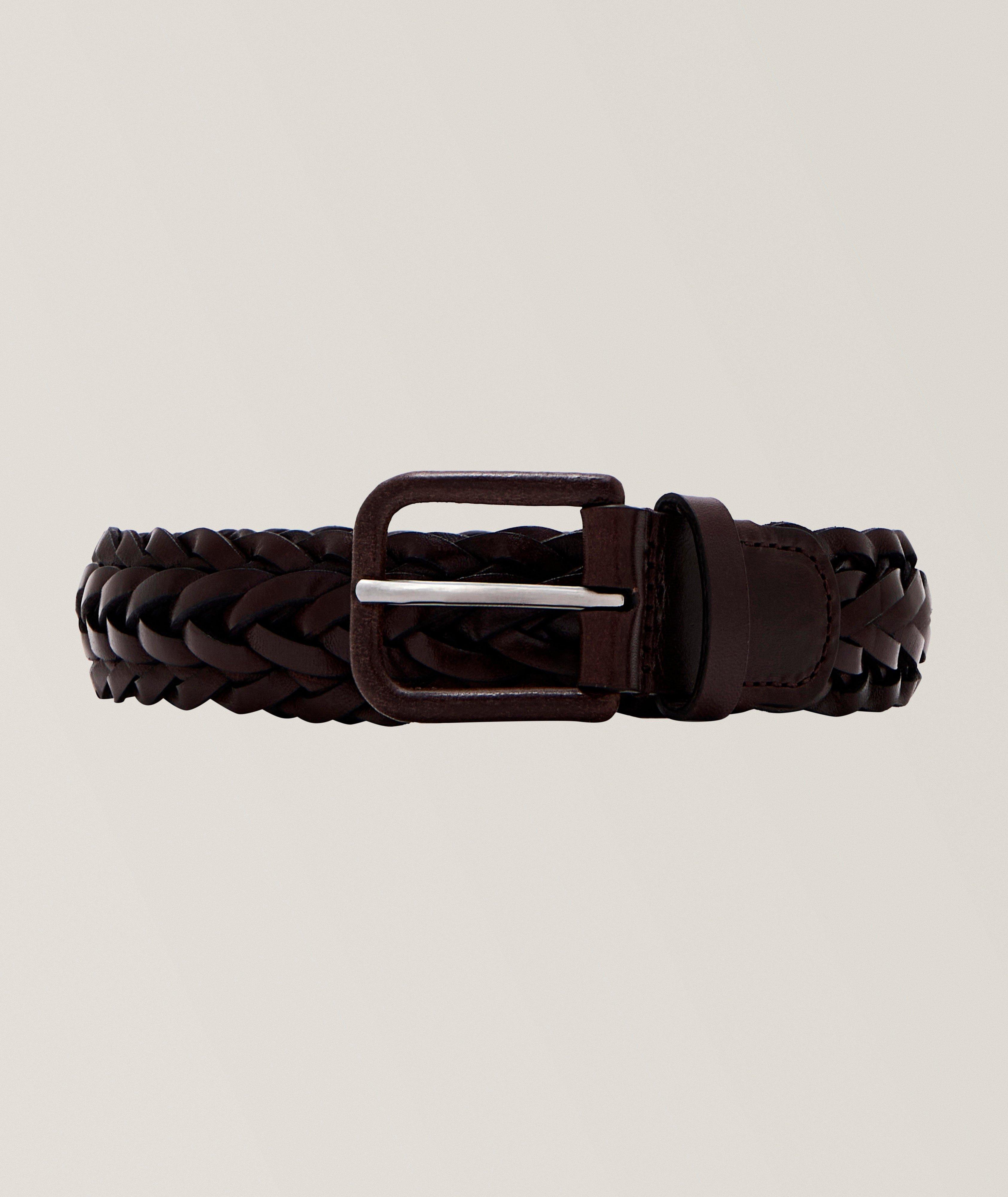 Braided Leather Belt image 0