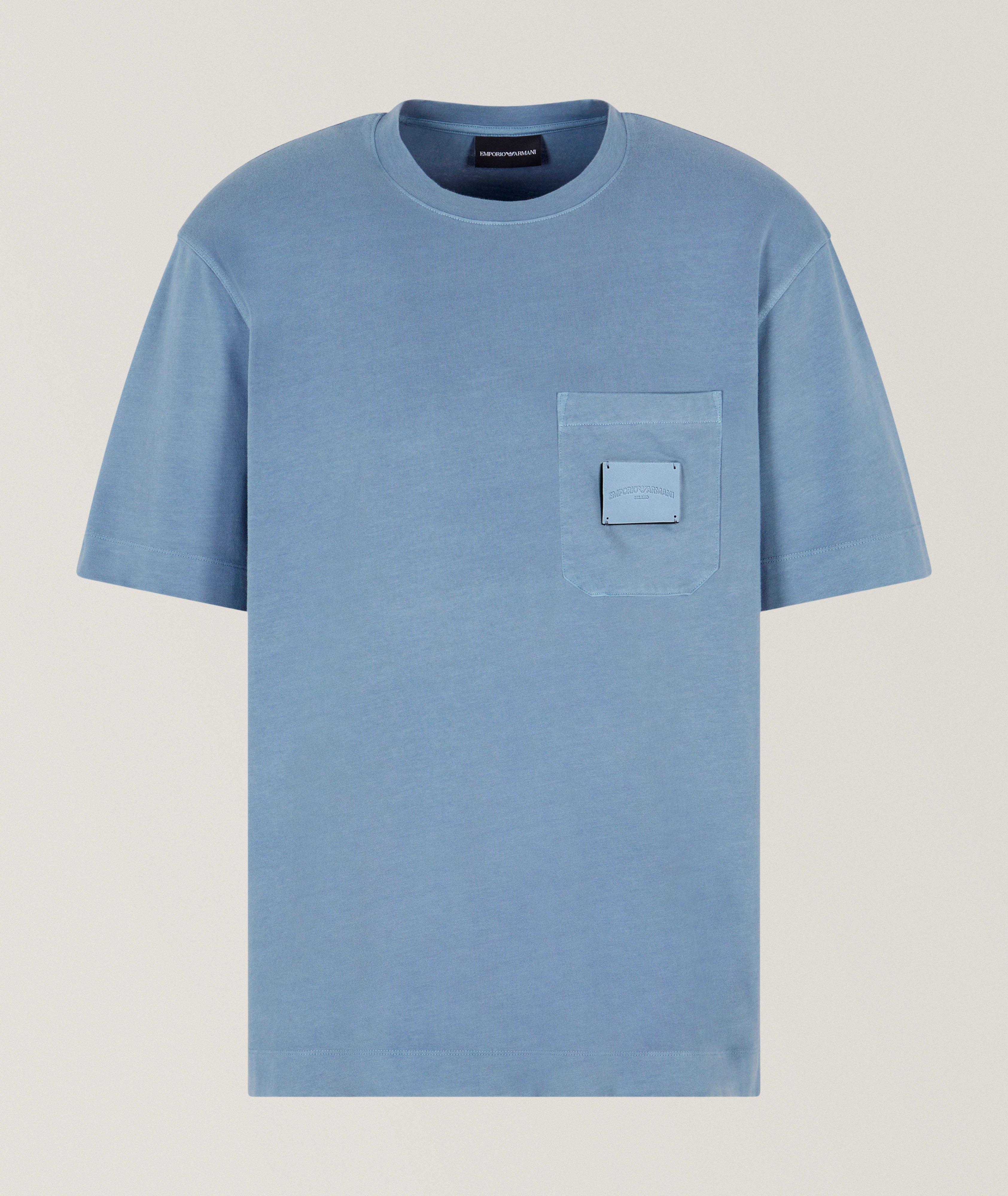 ASV Leather Logo Patch Jersey T-Shirt image 0