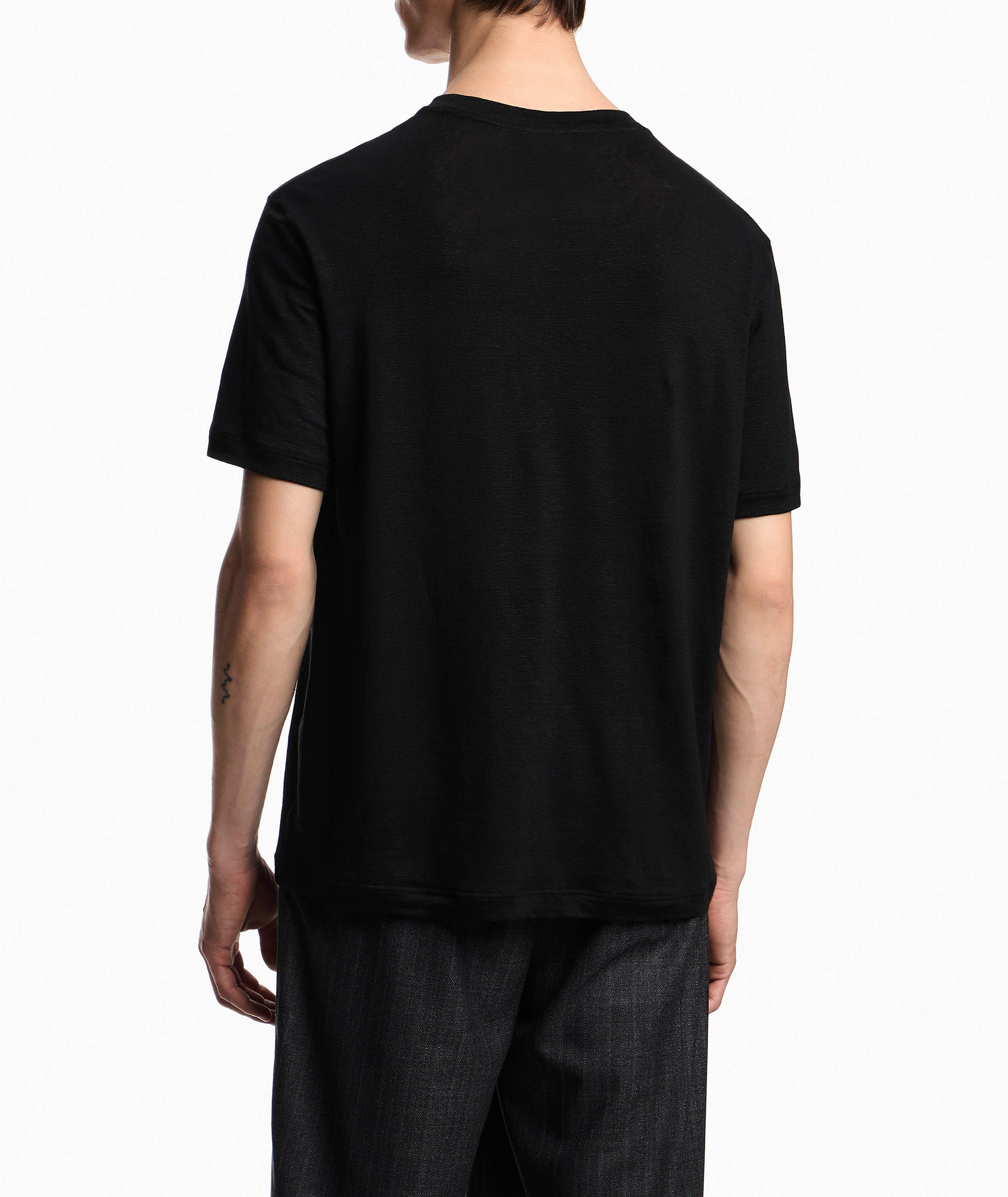 Stretch-Linen Pocket T-Shirt  image 2