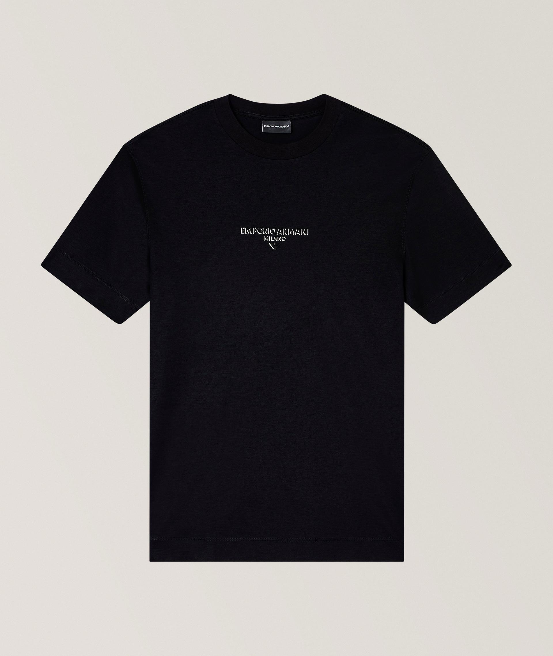 T-shirt en mélange de lyocell et de coton image 0