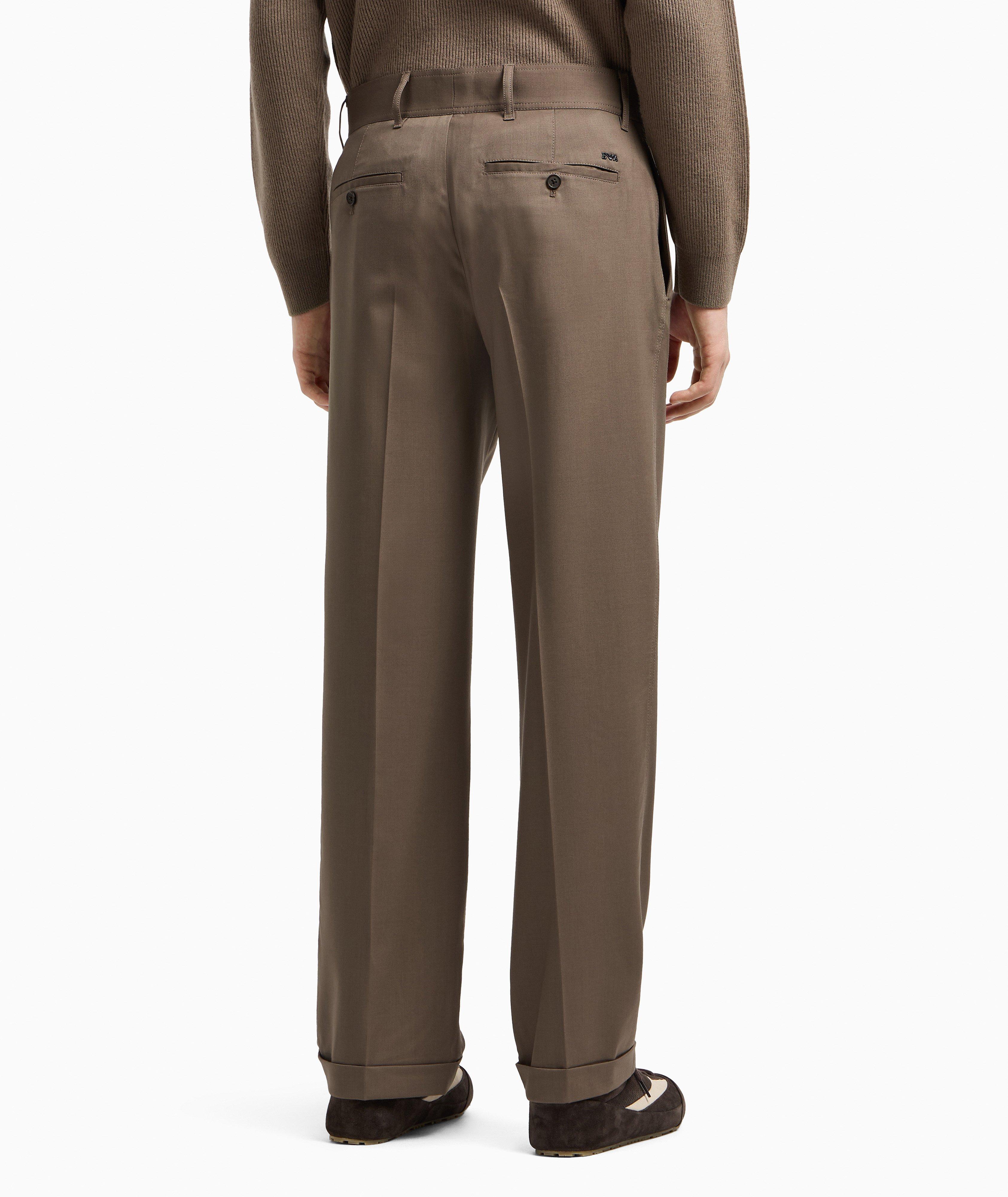 Stretch-Virgin Wool Dress Pants image 2