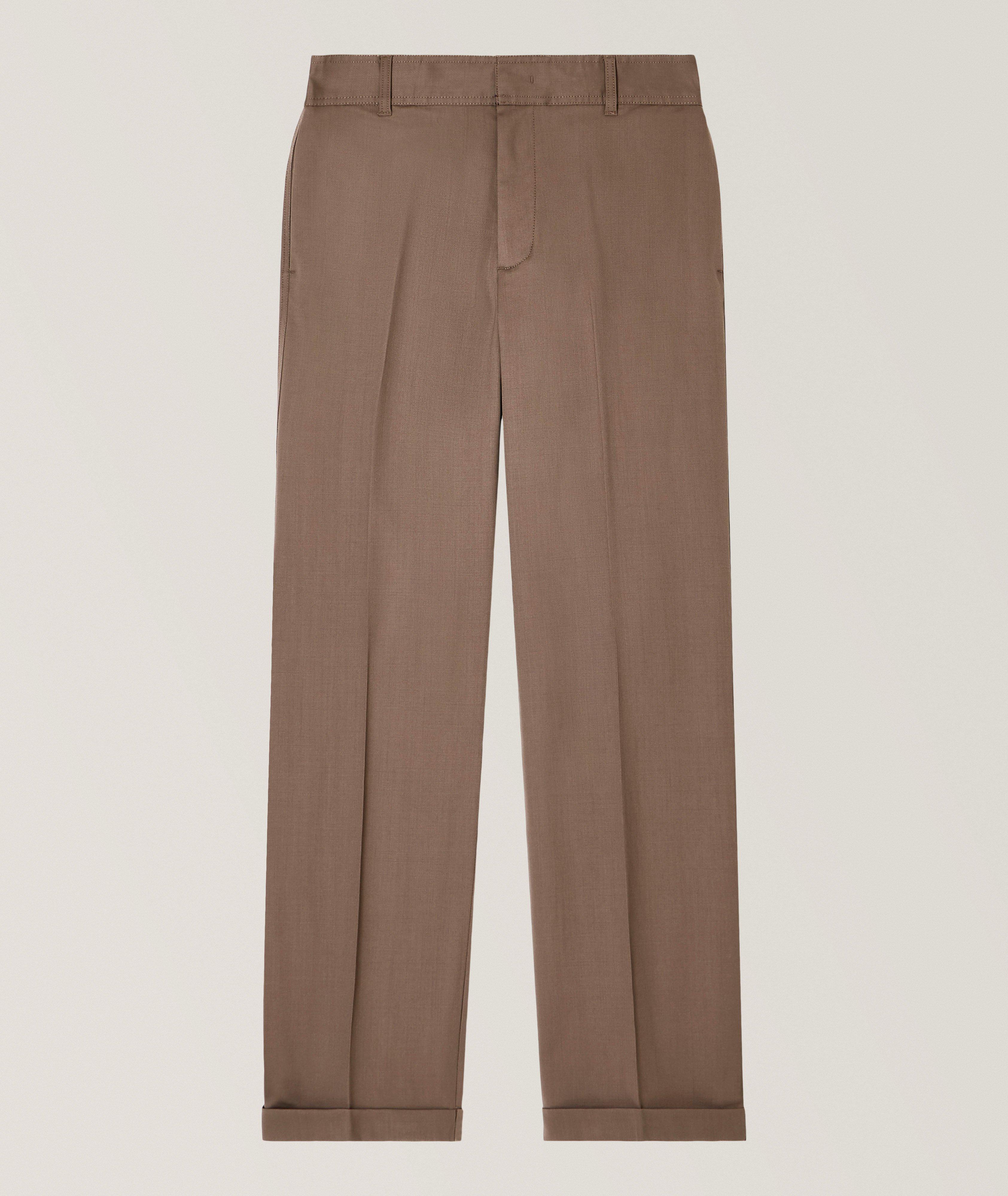 Stretch-Virgin Wool Dress Pants image 0