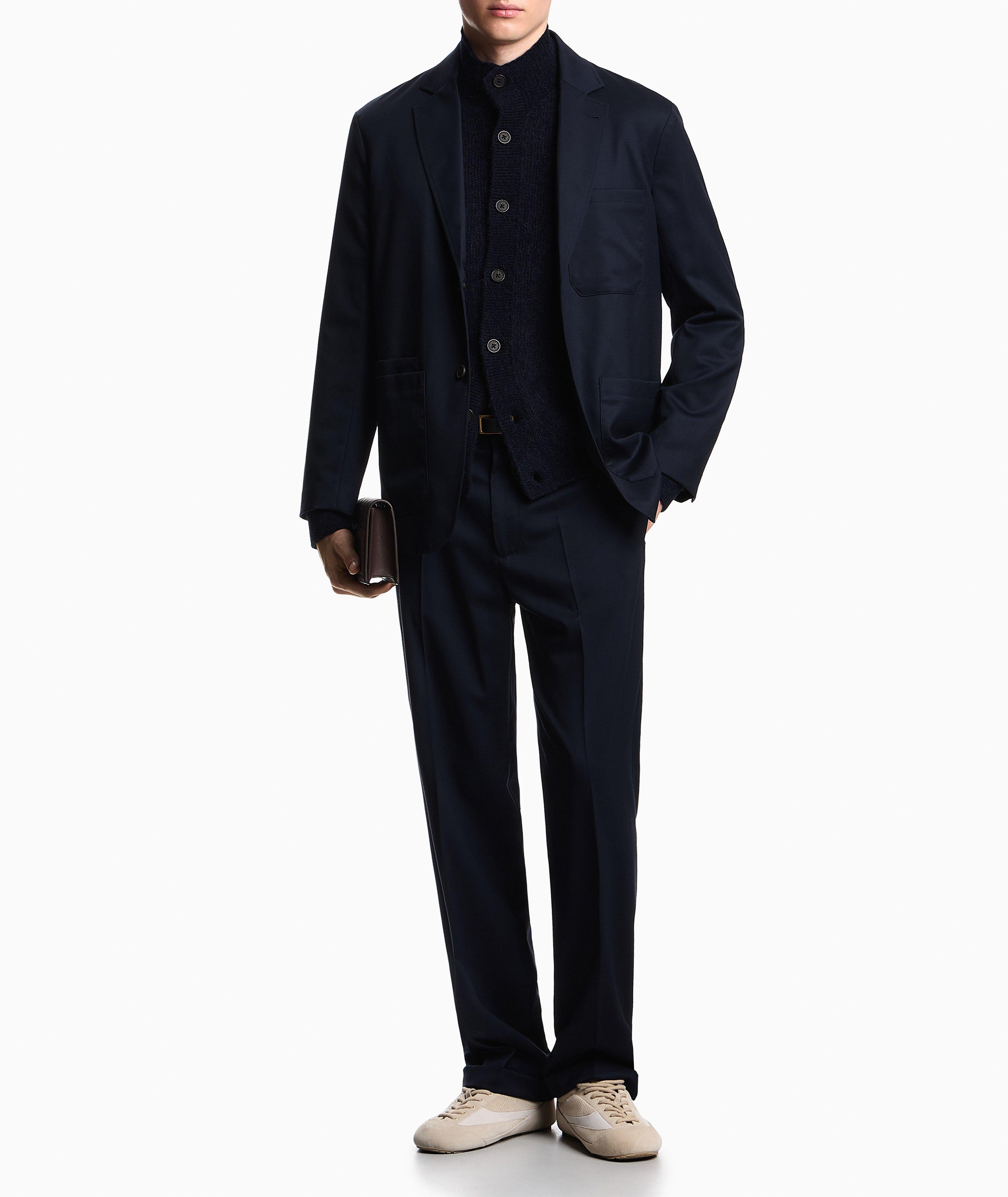Stretch Virgin-Wool Trousers image 4