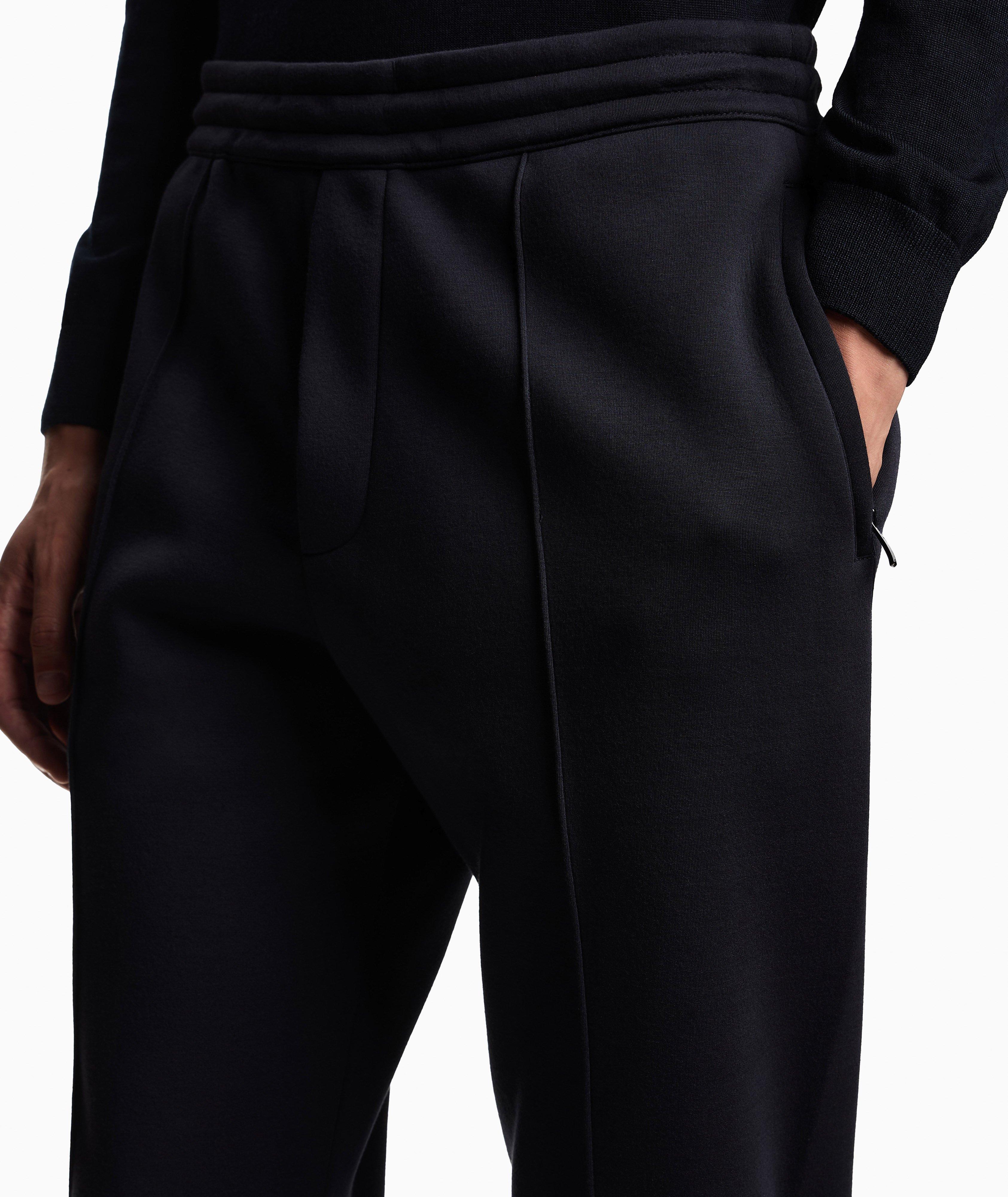 Pantalon jogger en lyocell et laine image 3