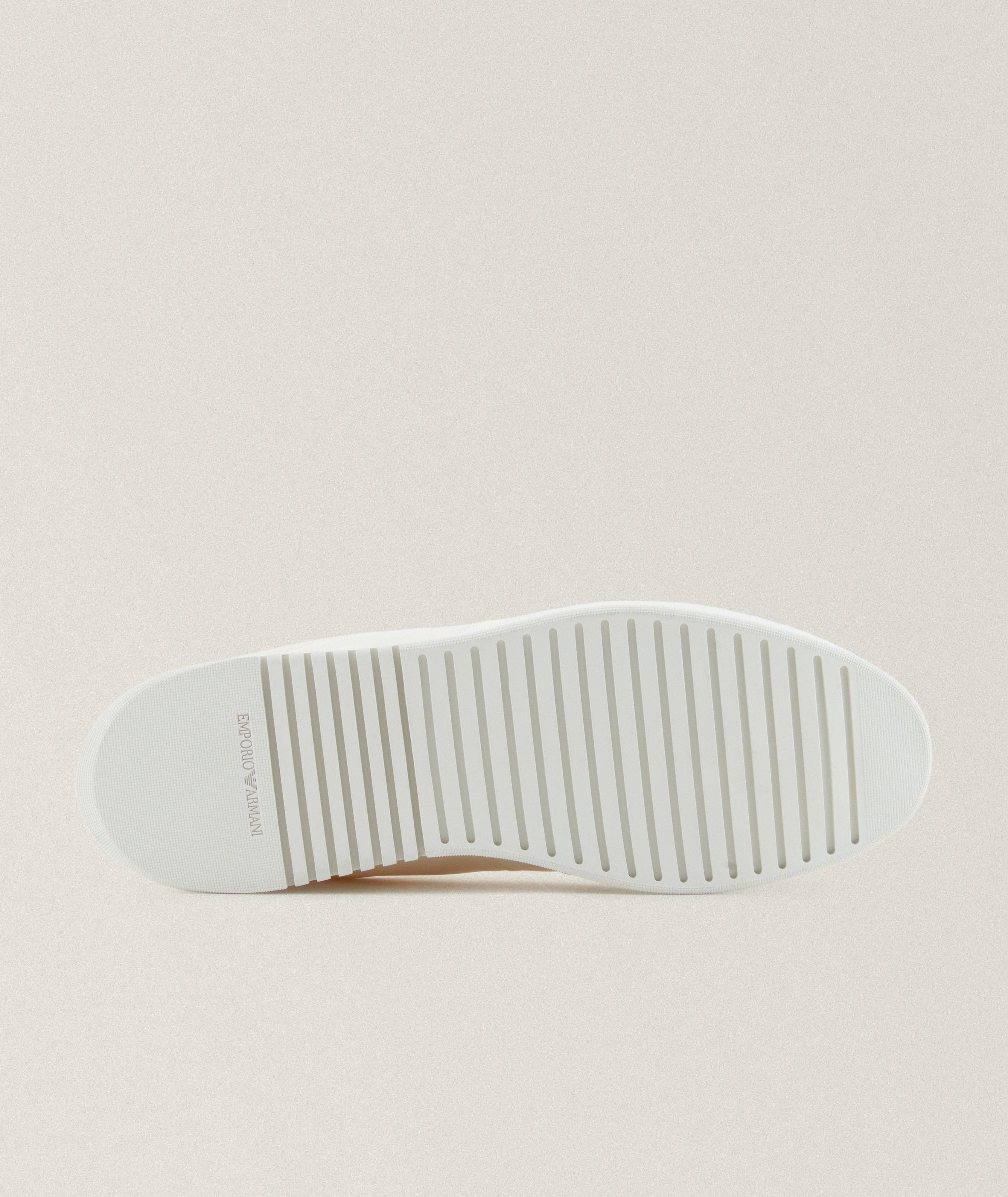 Baskets basses en nylon et cuir image 5