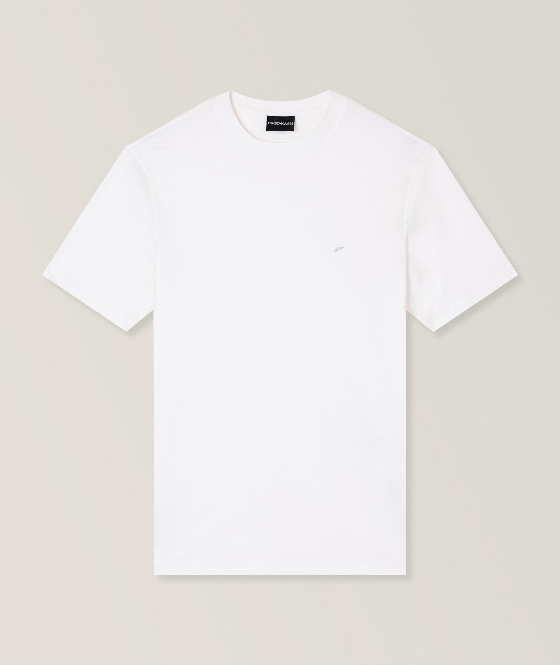 T-shirt en lyocell et en coton, collection Travel Essentials image 0
