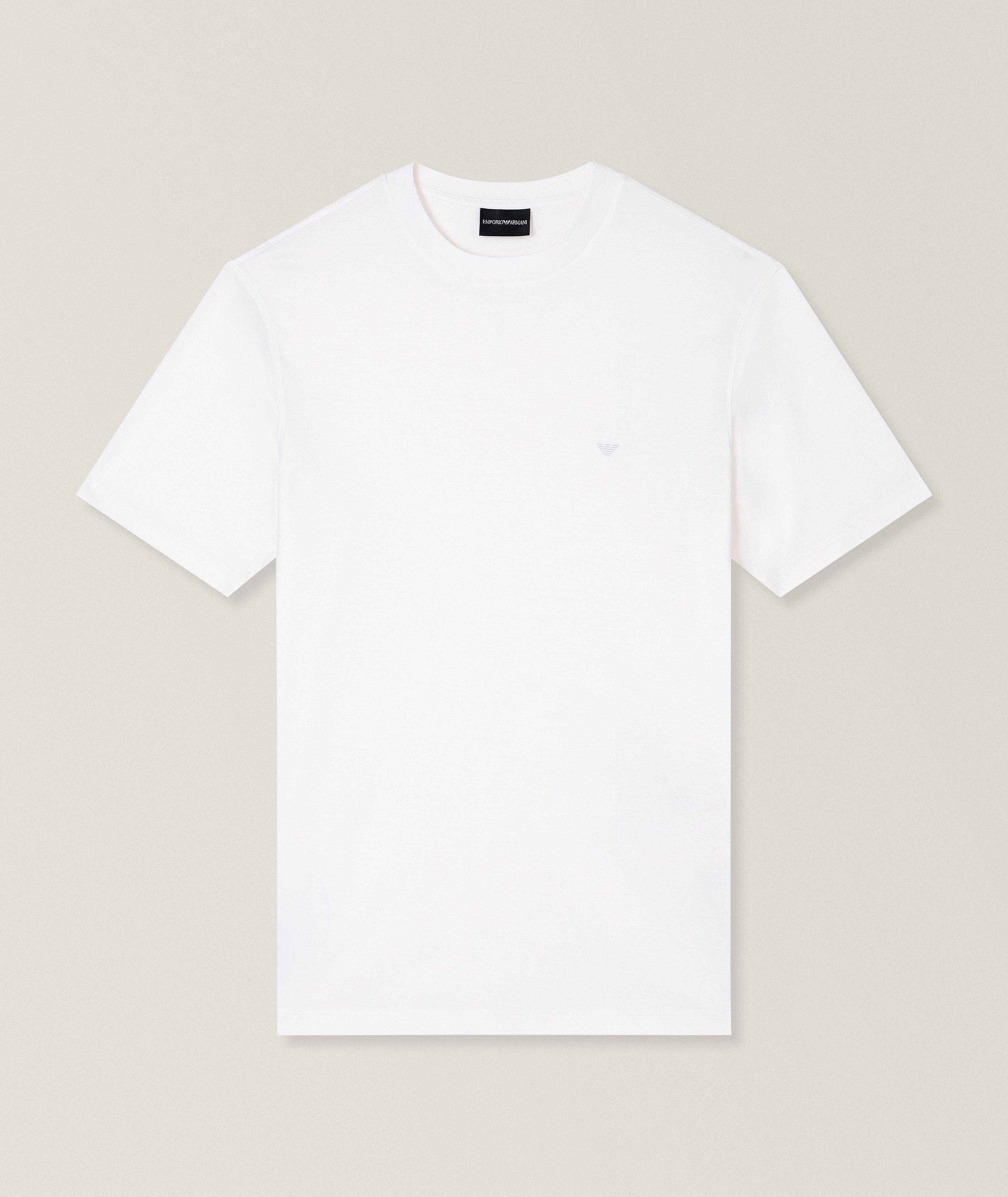 T-shirt en lyocell et en coton, collection Travel Essentials image 0
