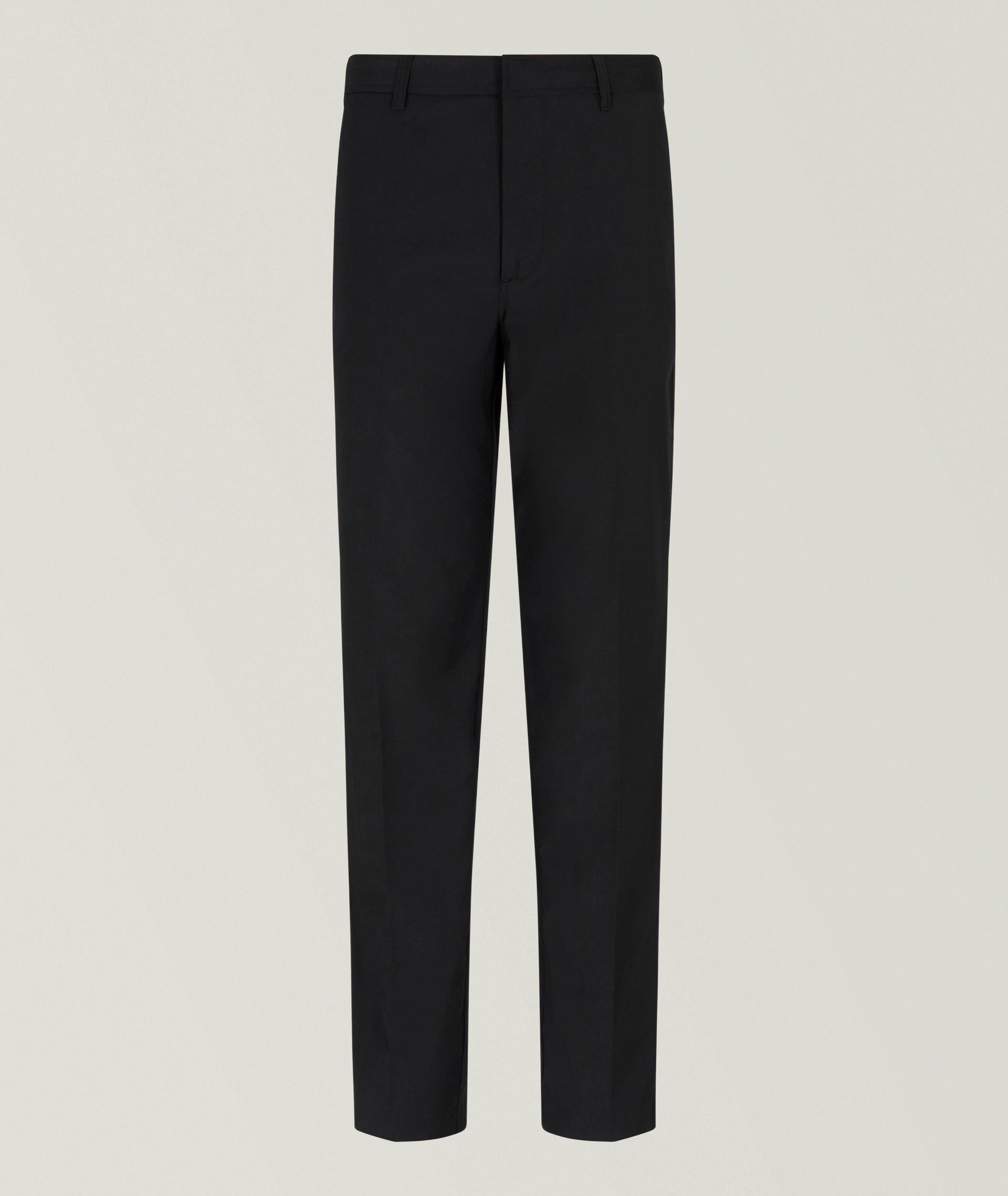 Pantalon en toile seersucker extensible image 0