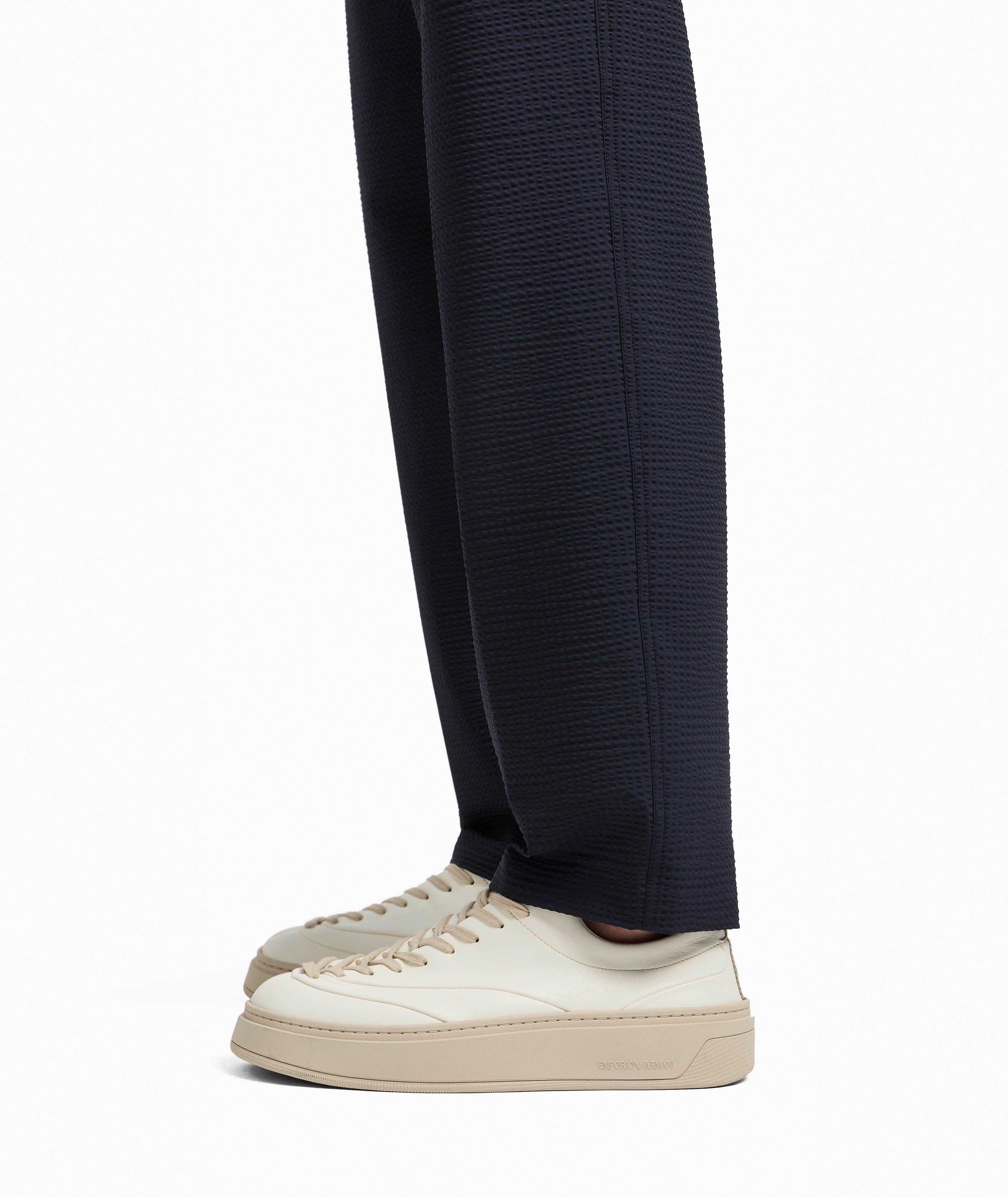 Pantalon en toile seersucker extensible image 3