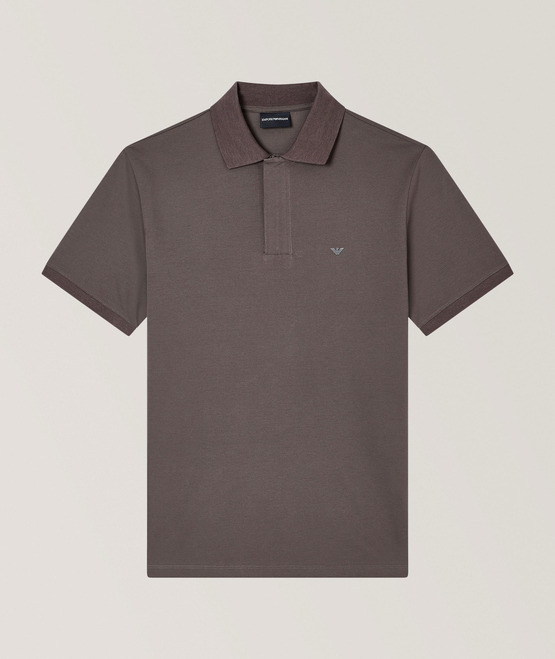 Polo en piqué de coton, collection Travel Essentials image 0