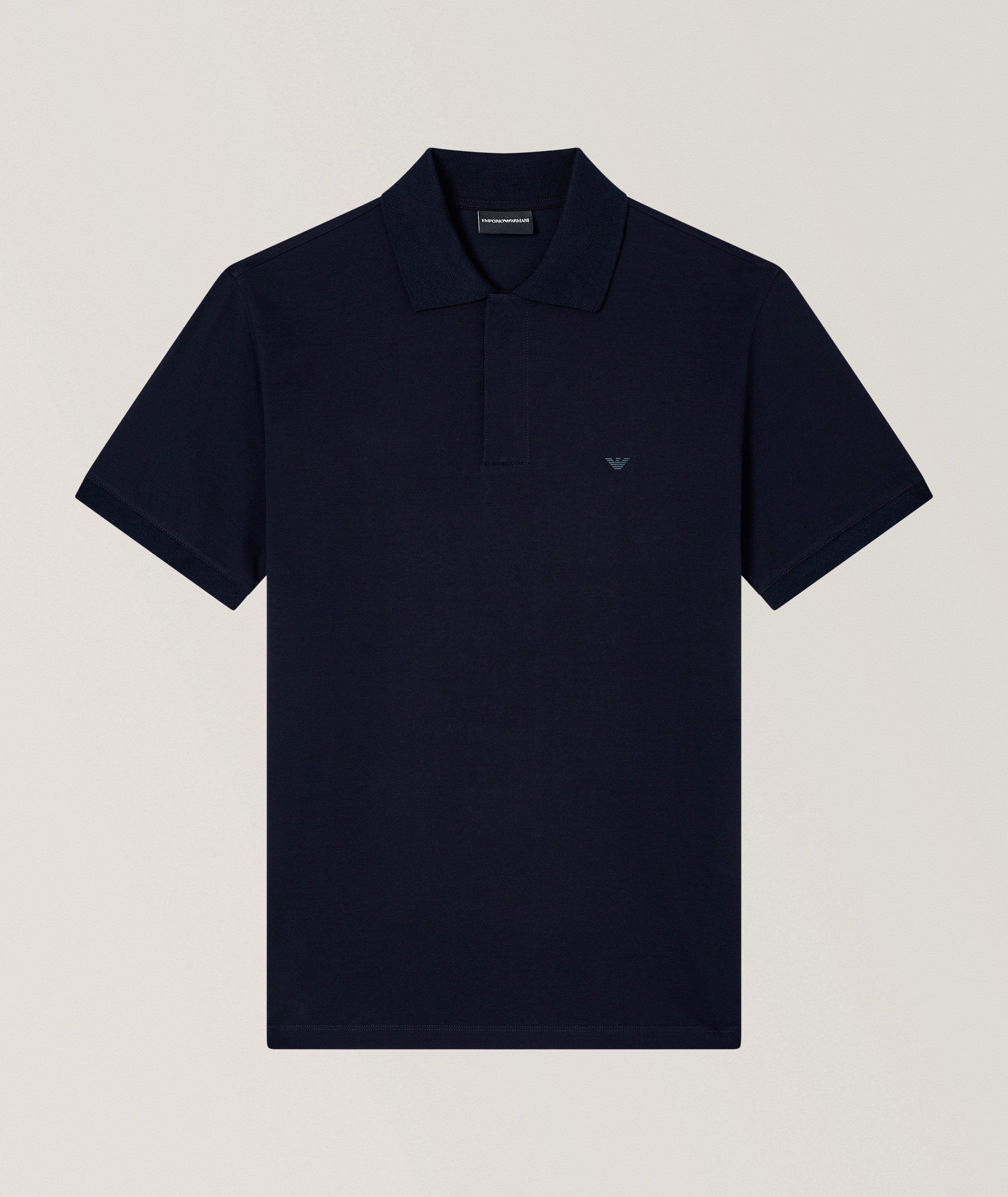 Polo en piqué de coton, collection Travel Essentials image 0