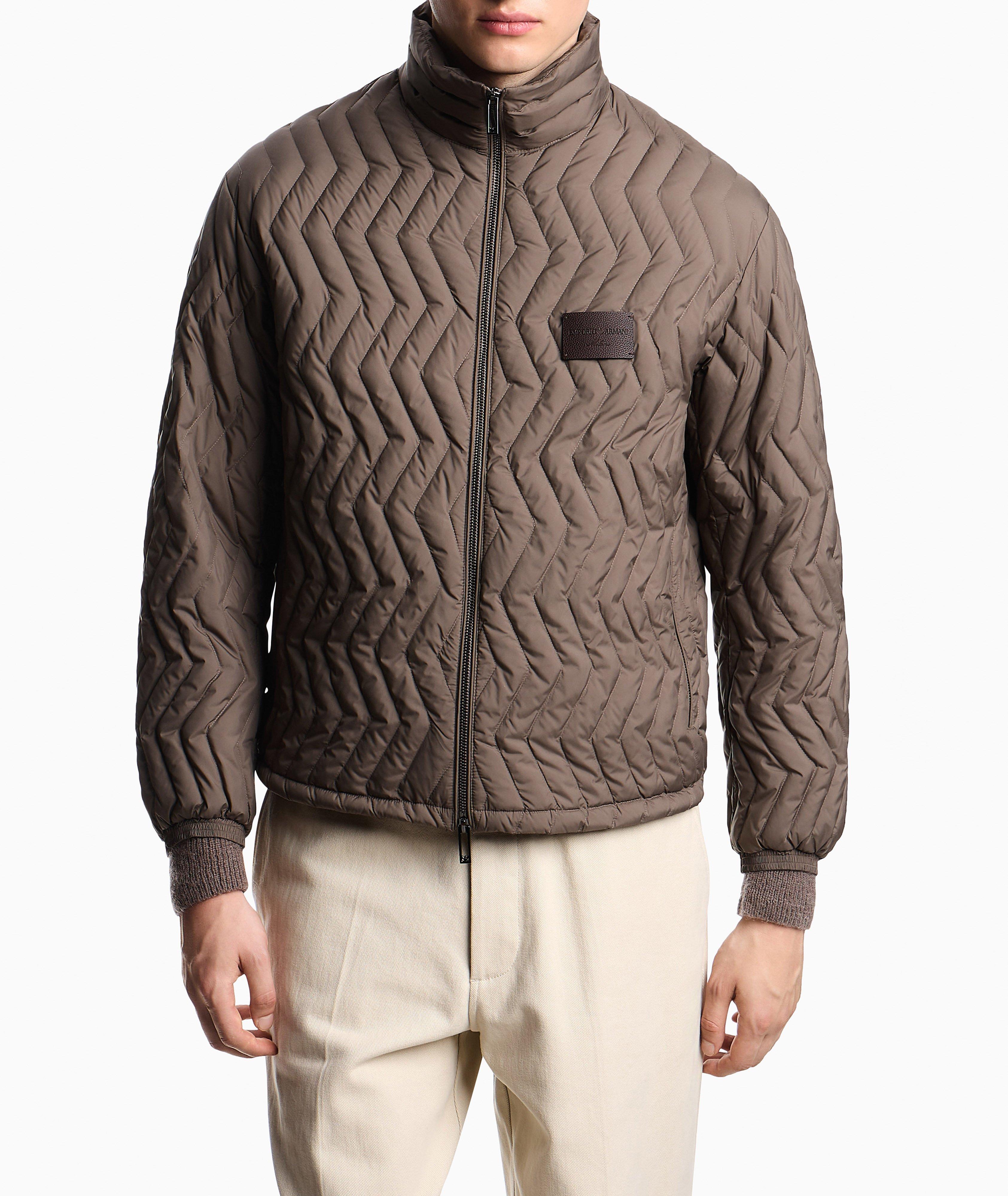 Chevron Down-Filled Ripstop Coat image 1