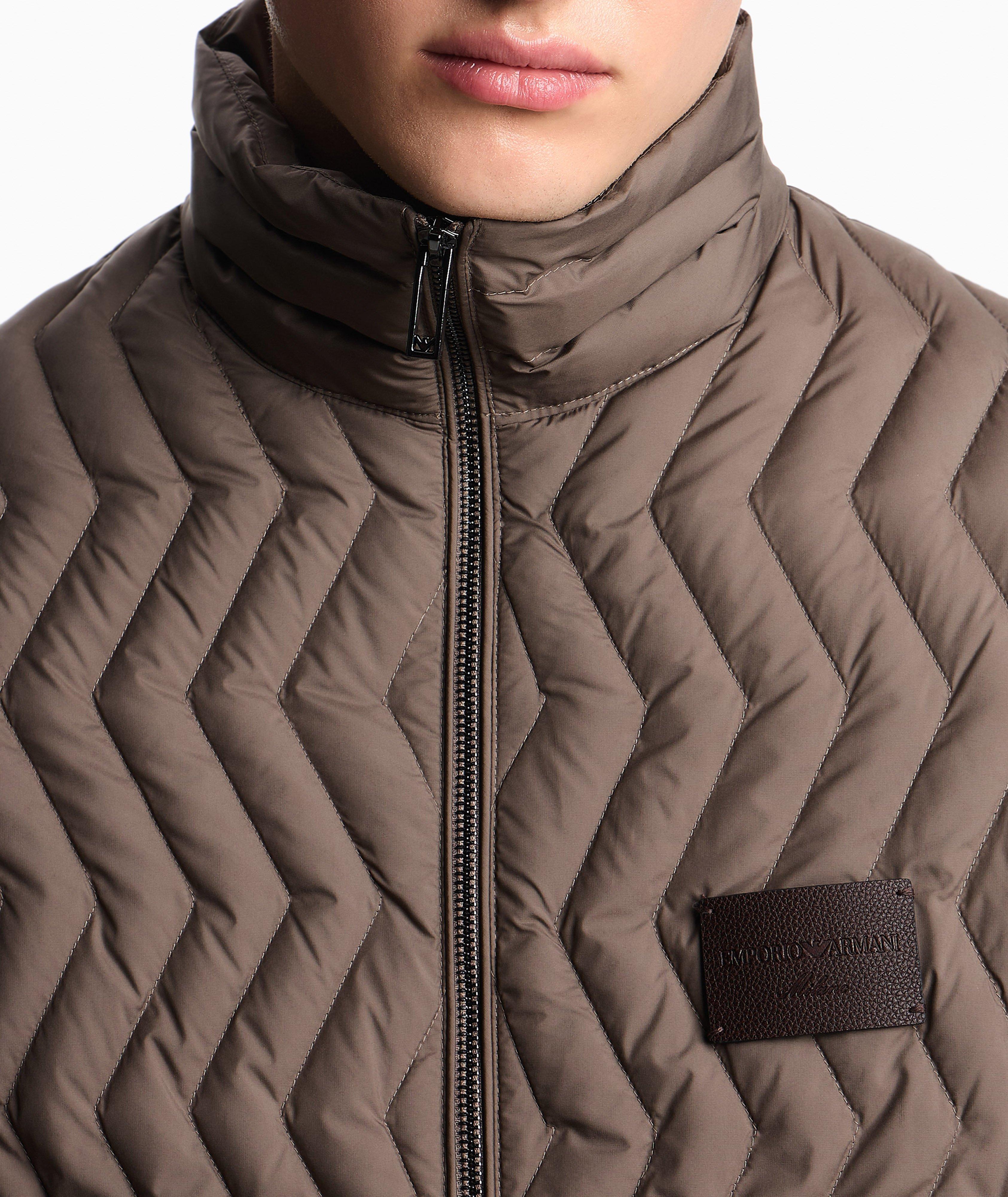 Chevron Down-Filled Ripstop Coat image 3