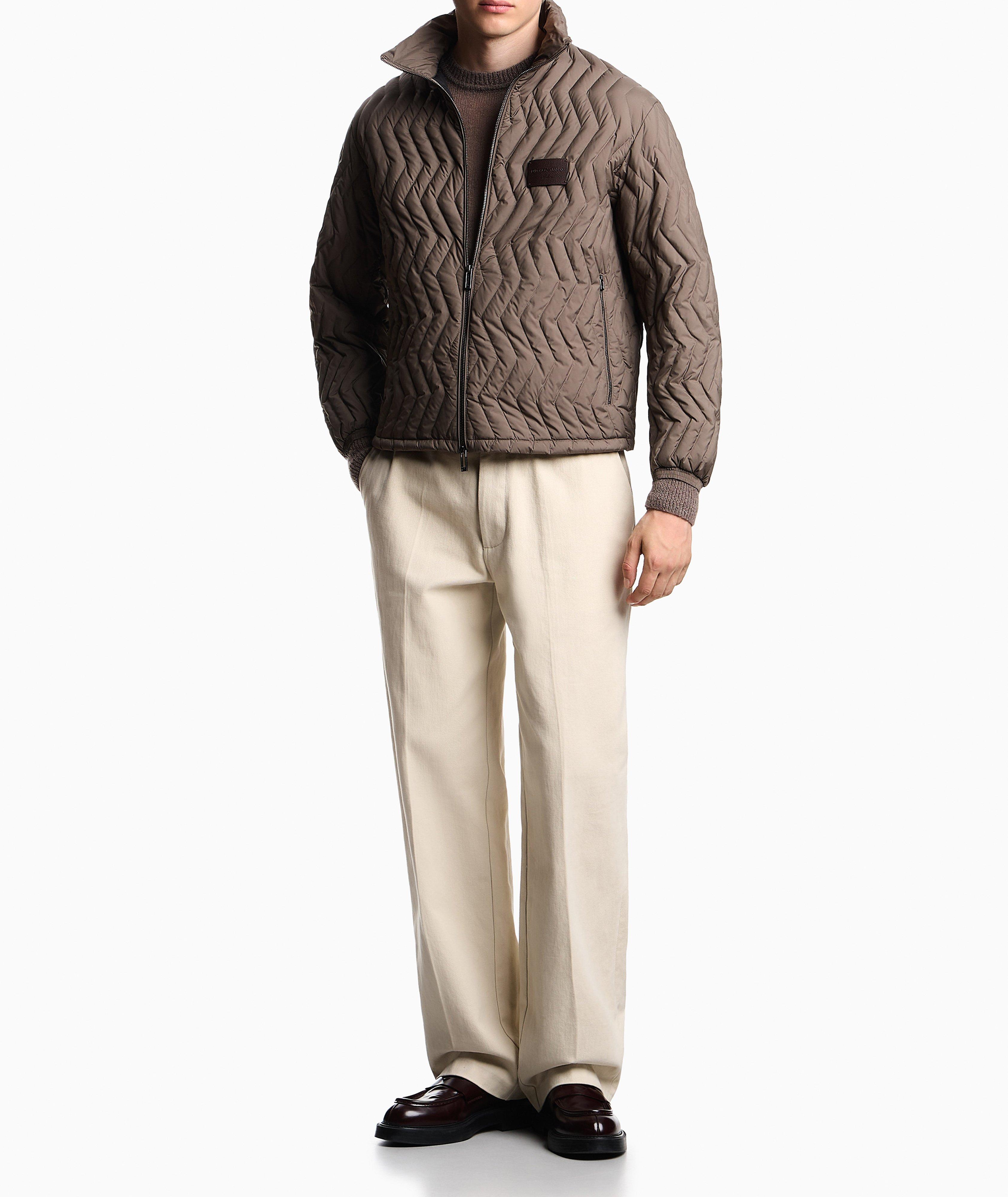 Chevron Down-Filled Ripstop Coat image 4