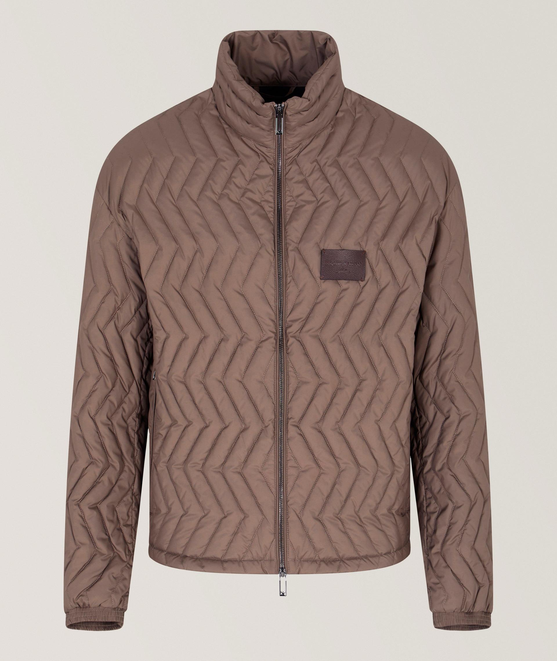 Chevron Down-Filled Ripstop Coat image 0