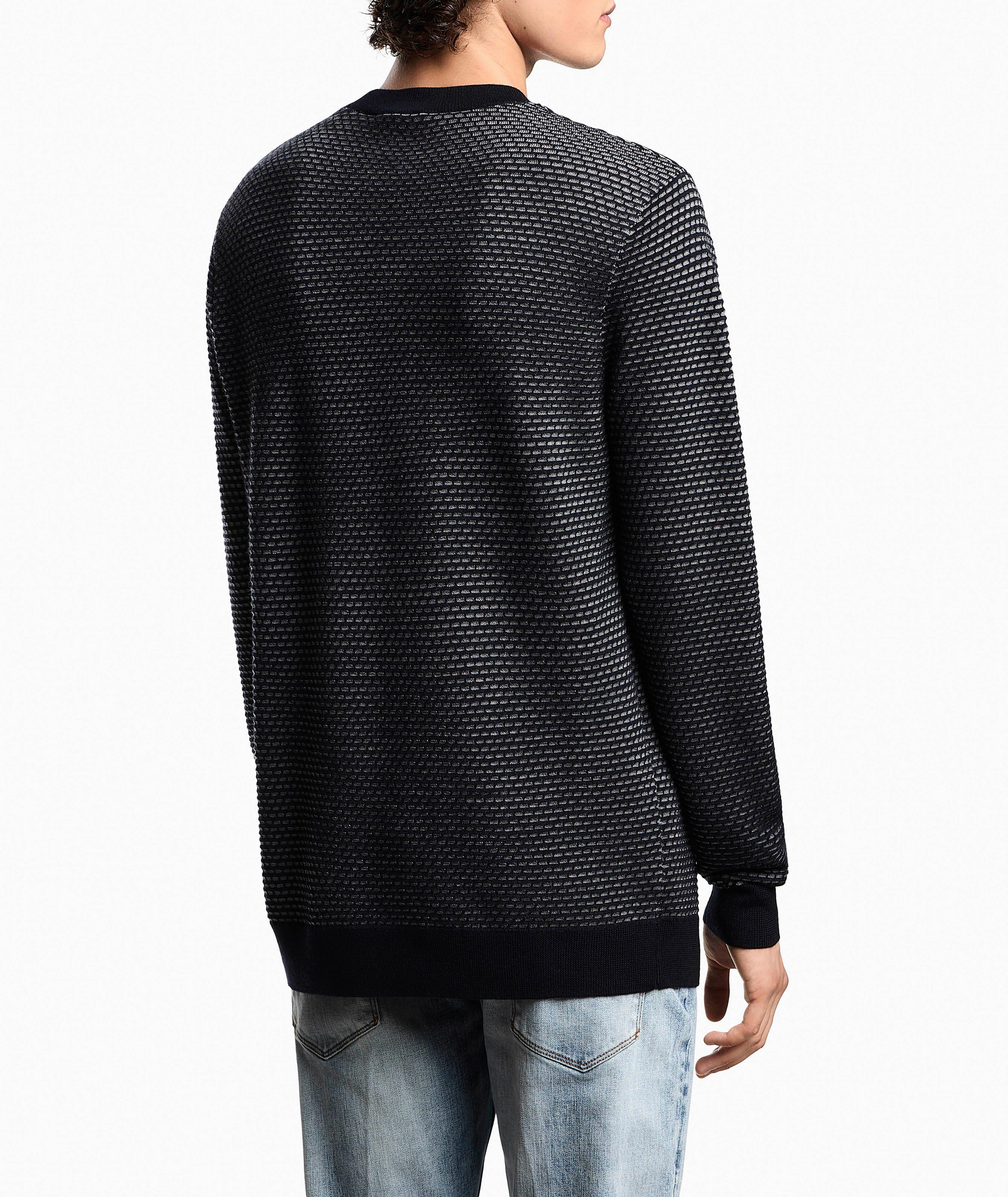 Pull à motif géométrique, collection ASV axée sur la durabilité image 2