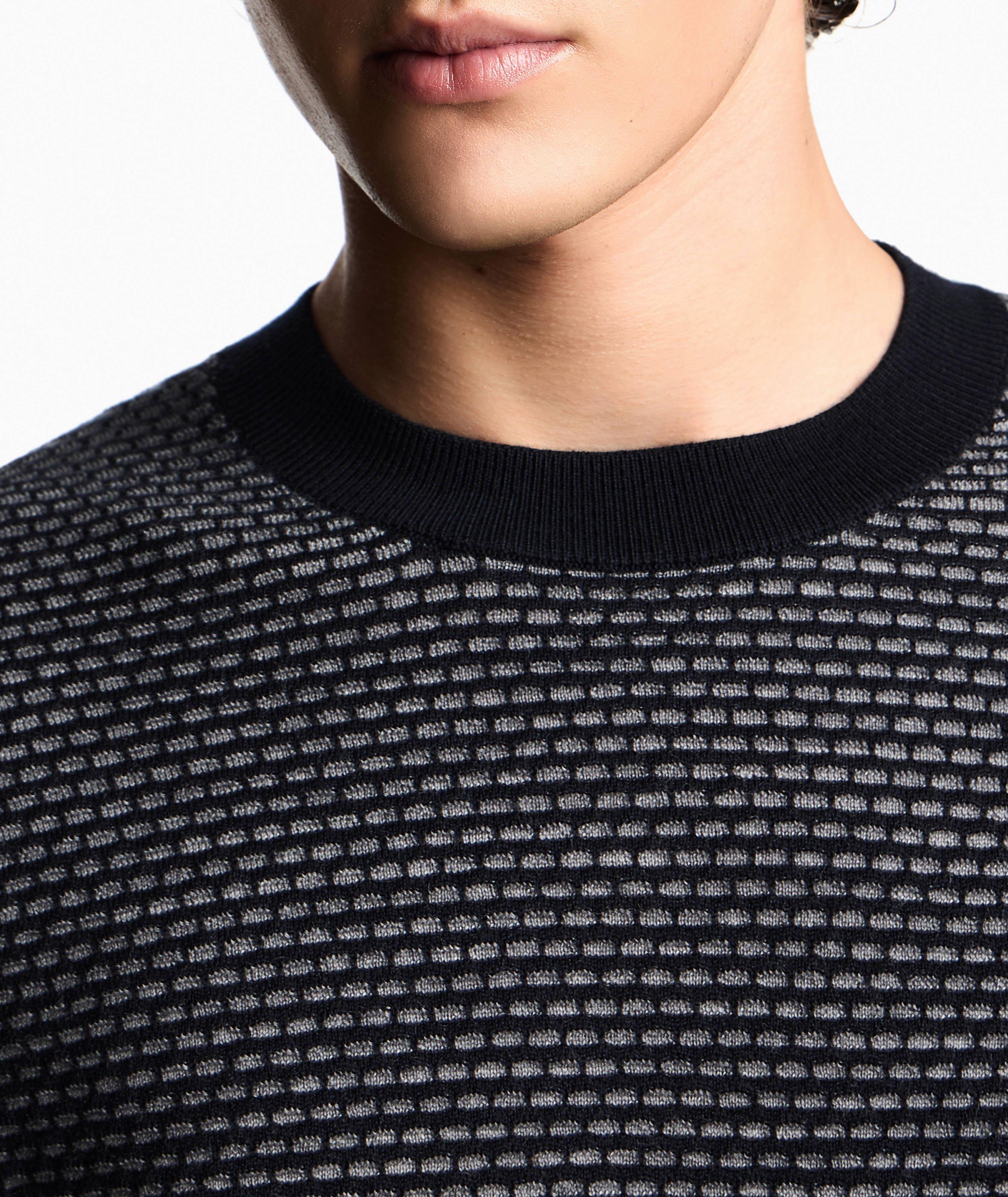 Pull à motif géométrique, collection ASV axée sur la durabilité image 3