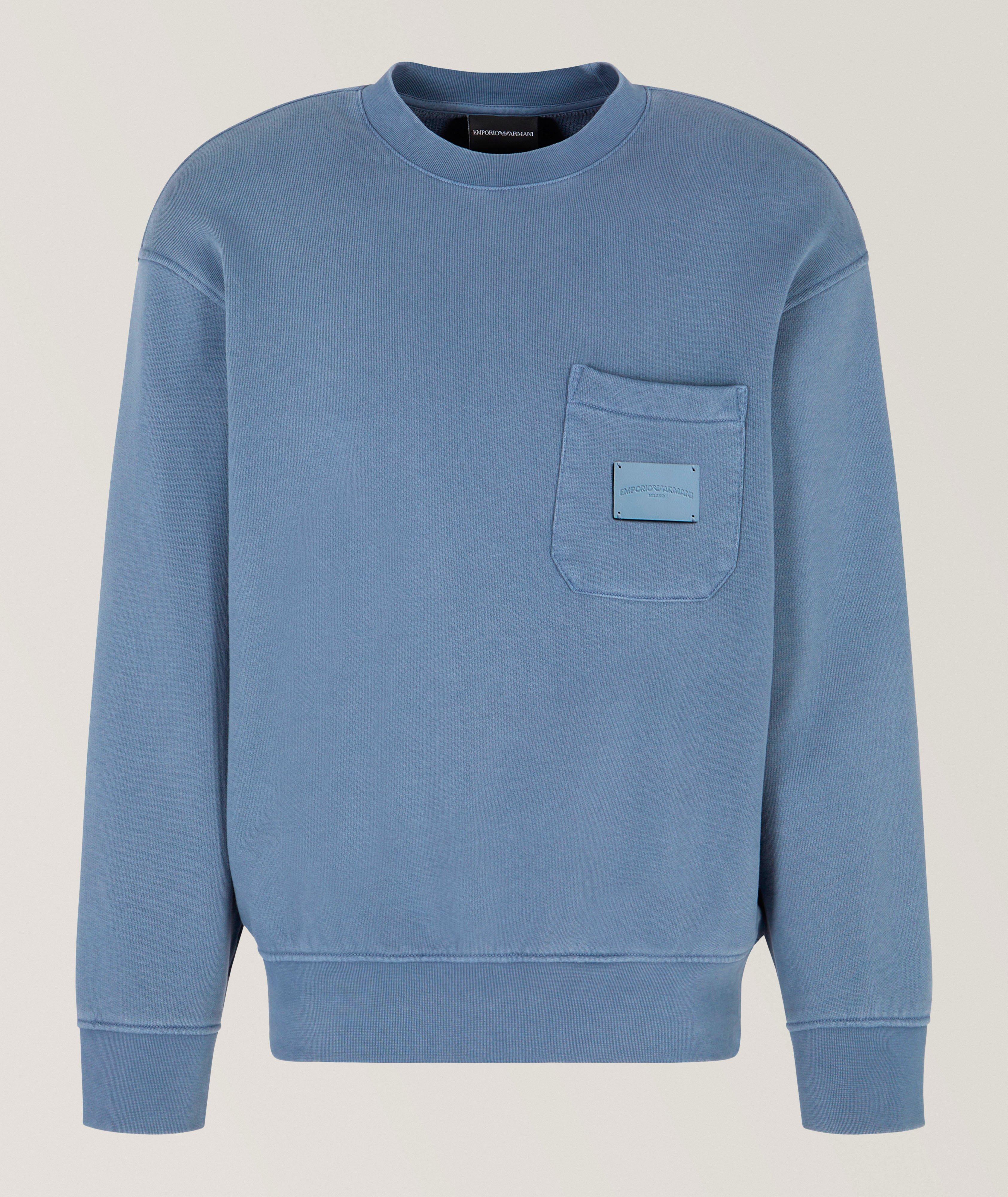 Patch Pocket French Terry Jersey Sweatshirt  image 0