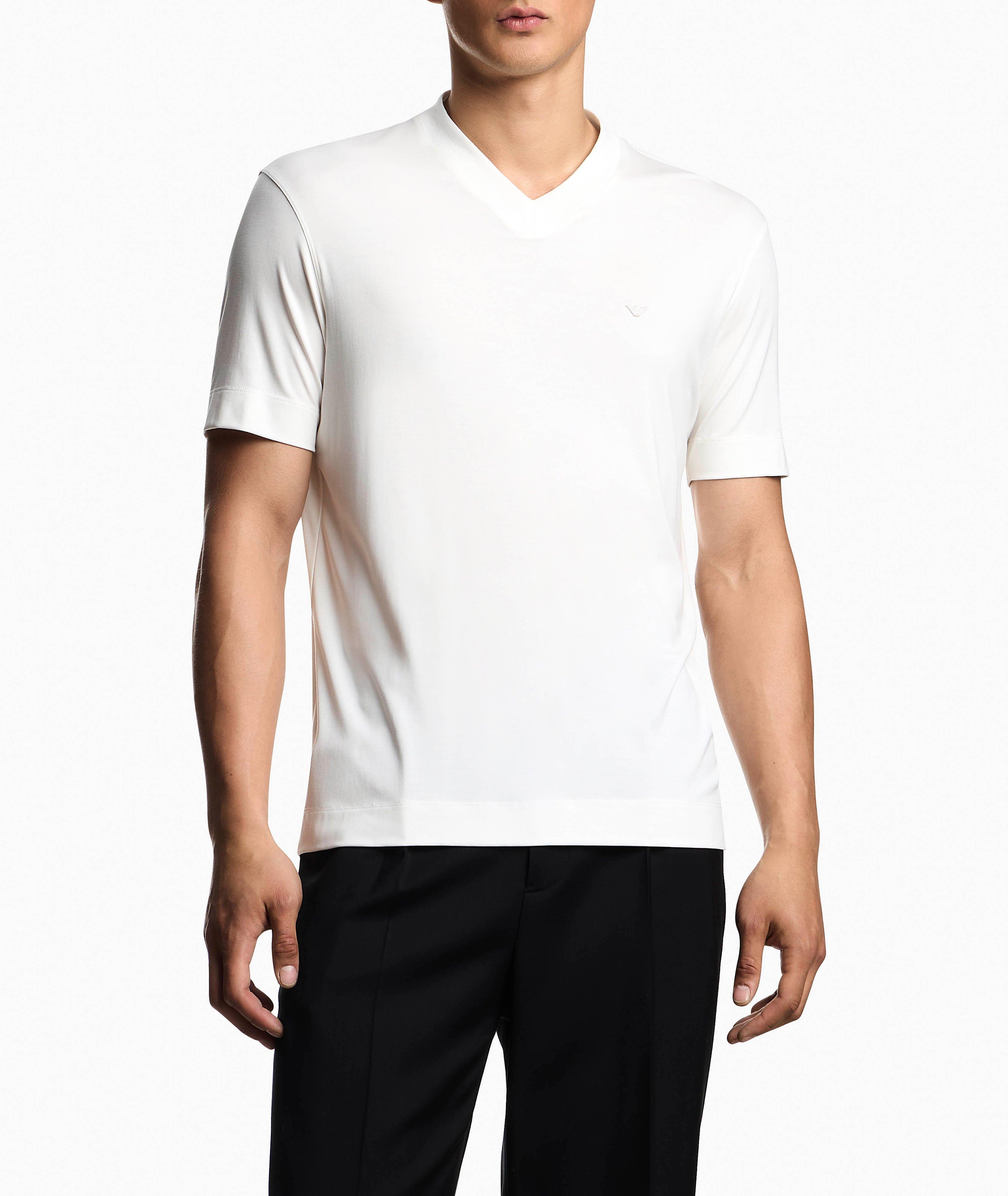 T-shirt en mélange de modal et de soie image 1