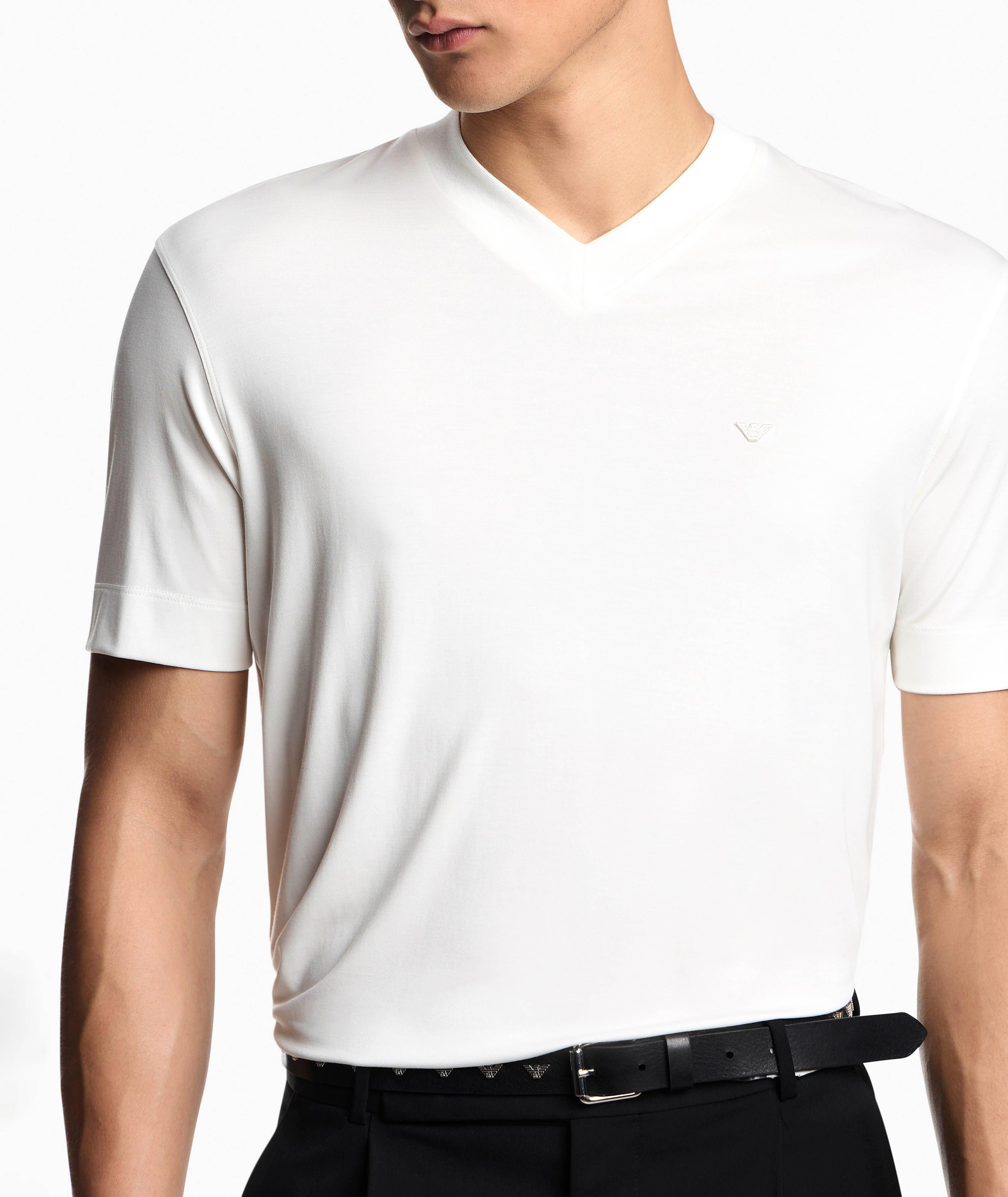 T-shirt en mélange de modal et de soie image 3