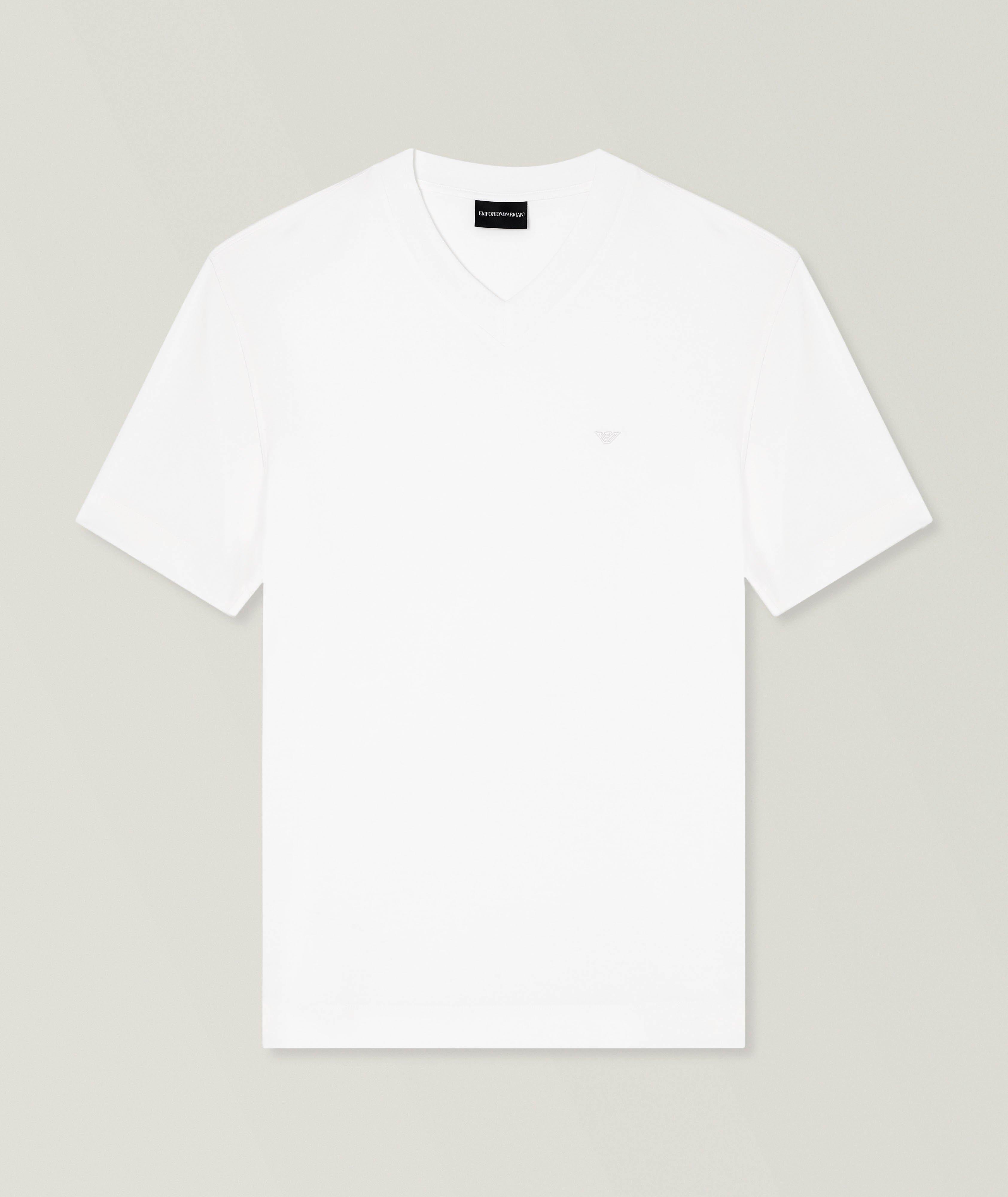 T-shirt en mélange de modal et de soie image 0