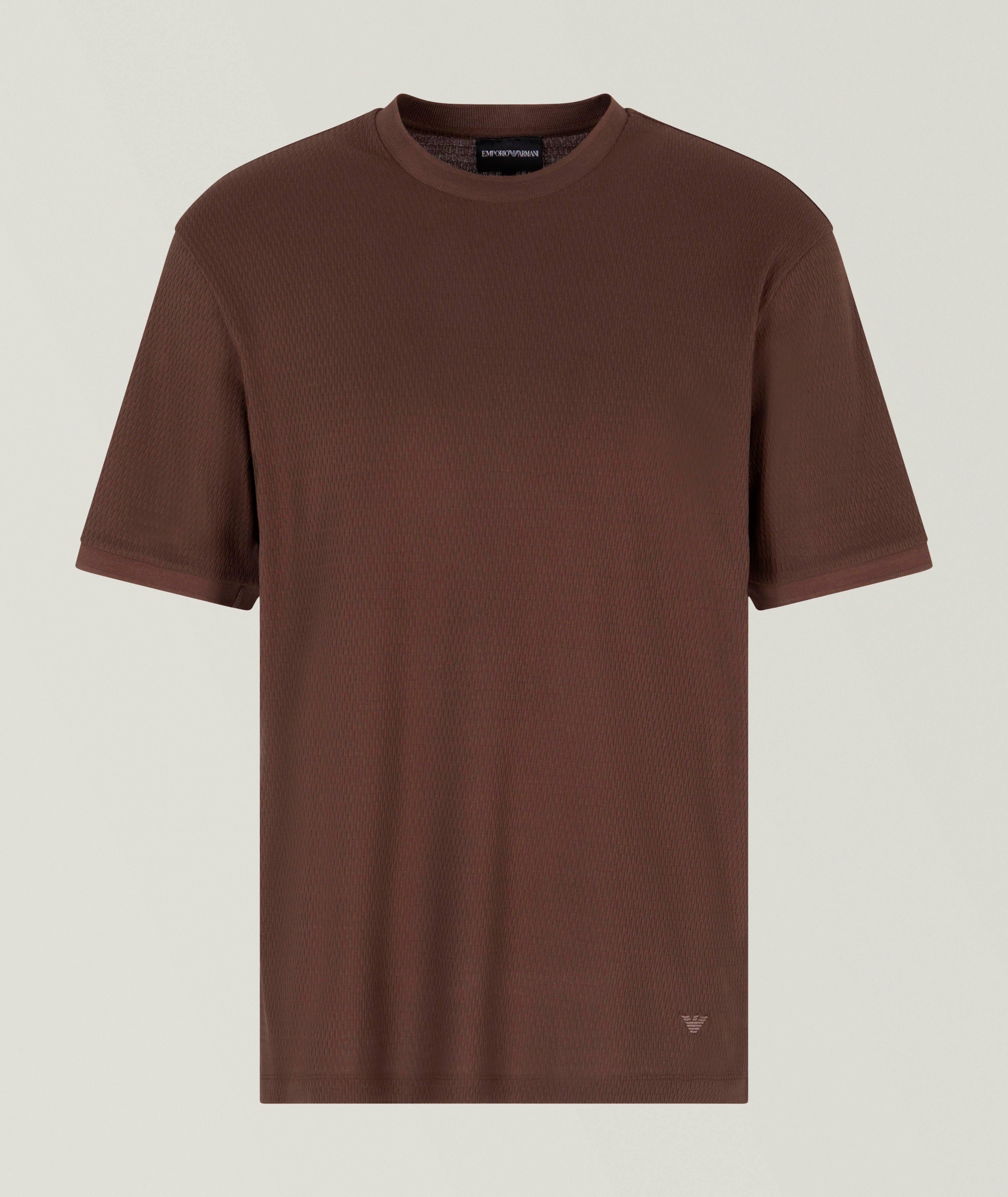 T-shirt en jersey texturé, collection ASV axée sur la durabilité image 0