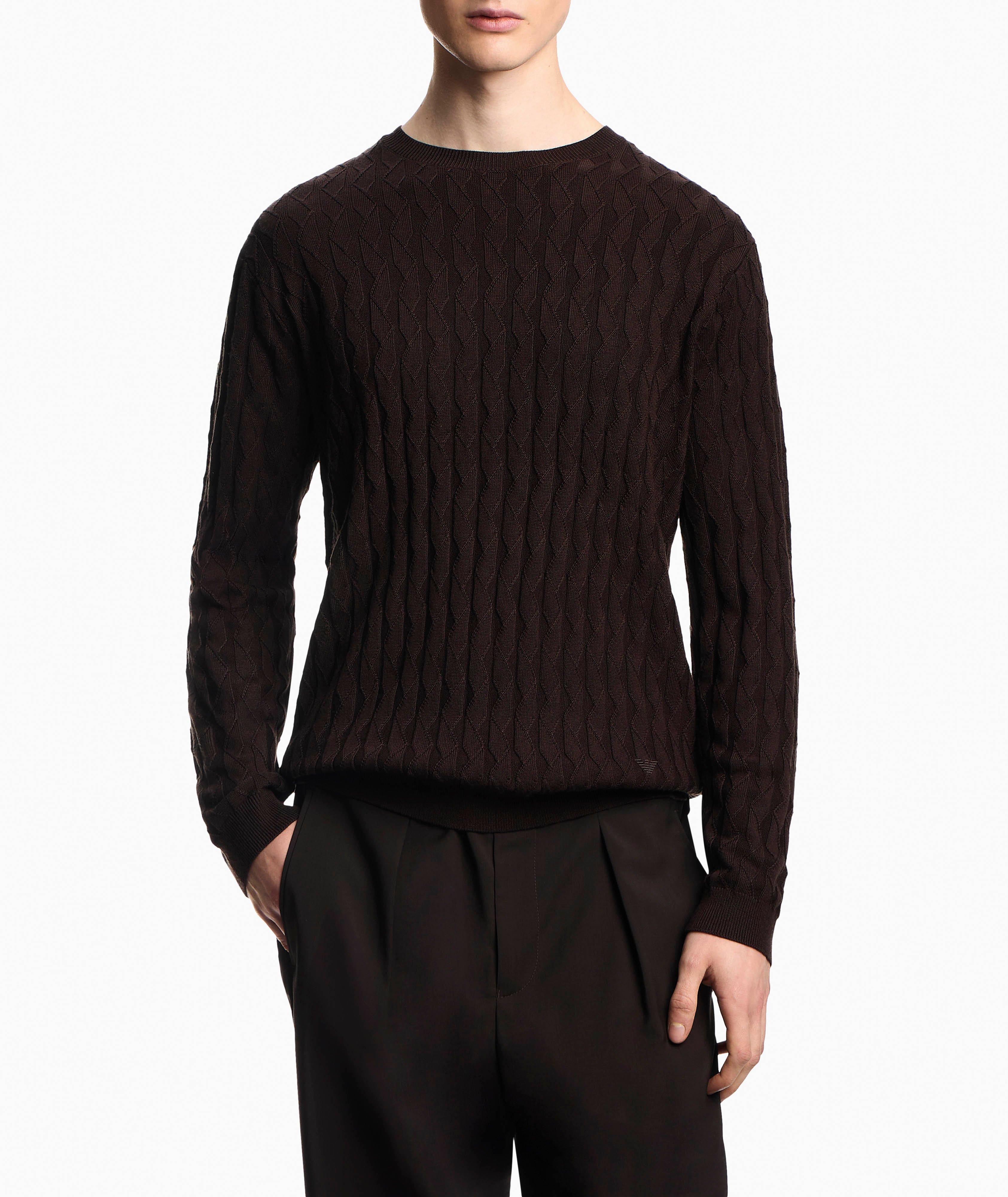 Pull en lainage à petit motif image 1