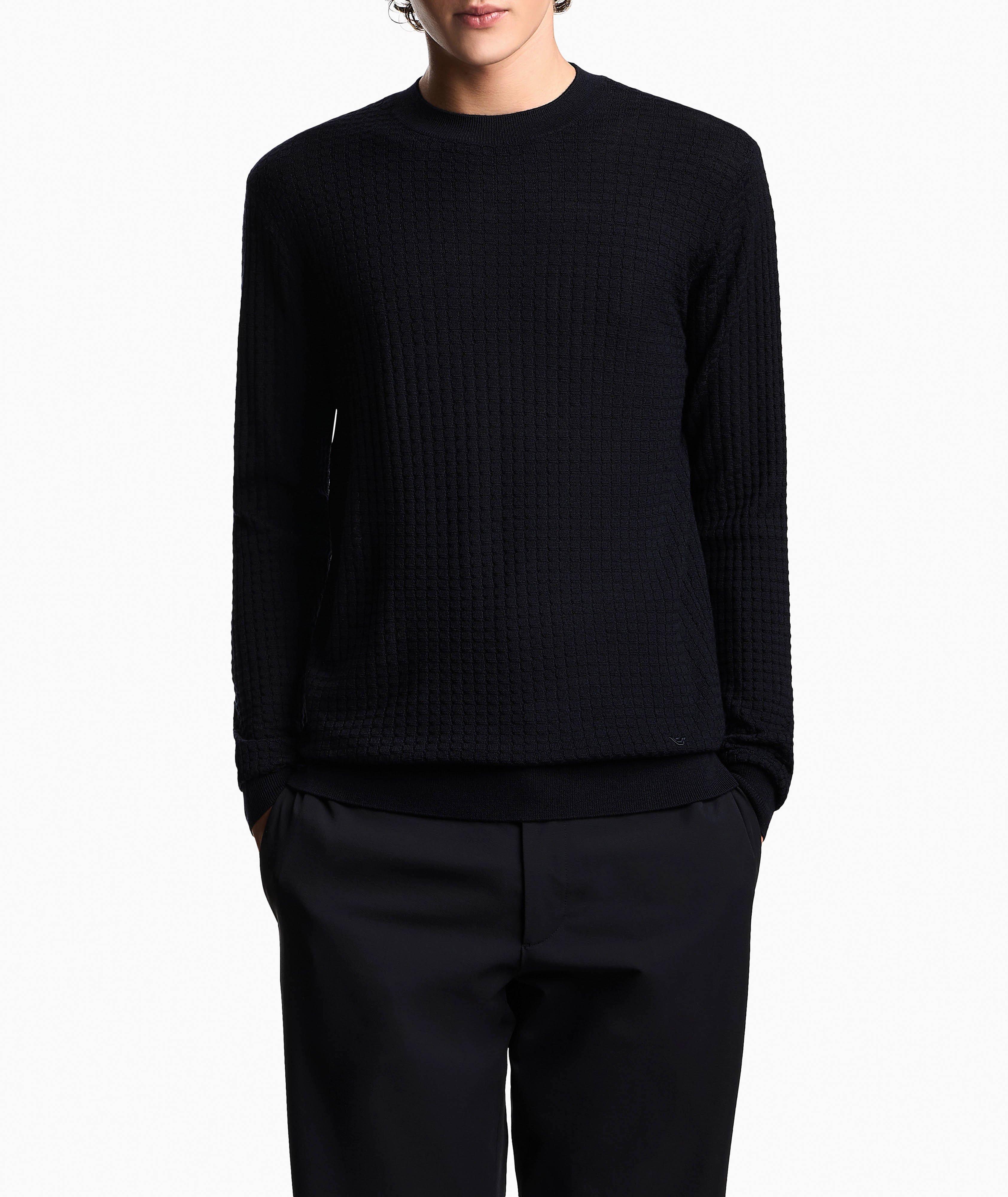 Pull à motif géométrique, collection ASV axée sur la durabilité image 1