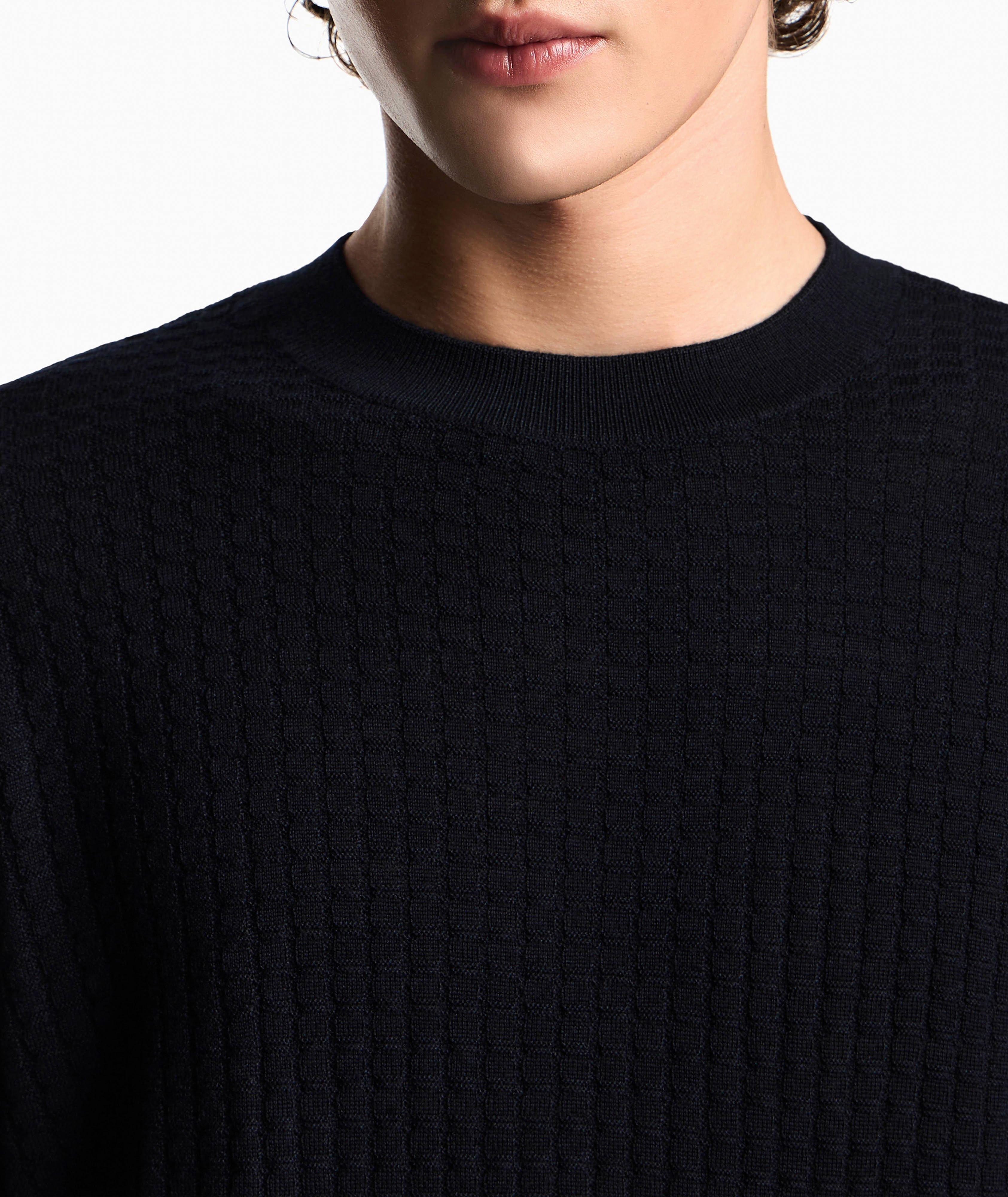 Pull à motif géométrique, collection ASV axée sur la durabilité image 3