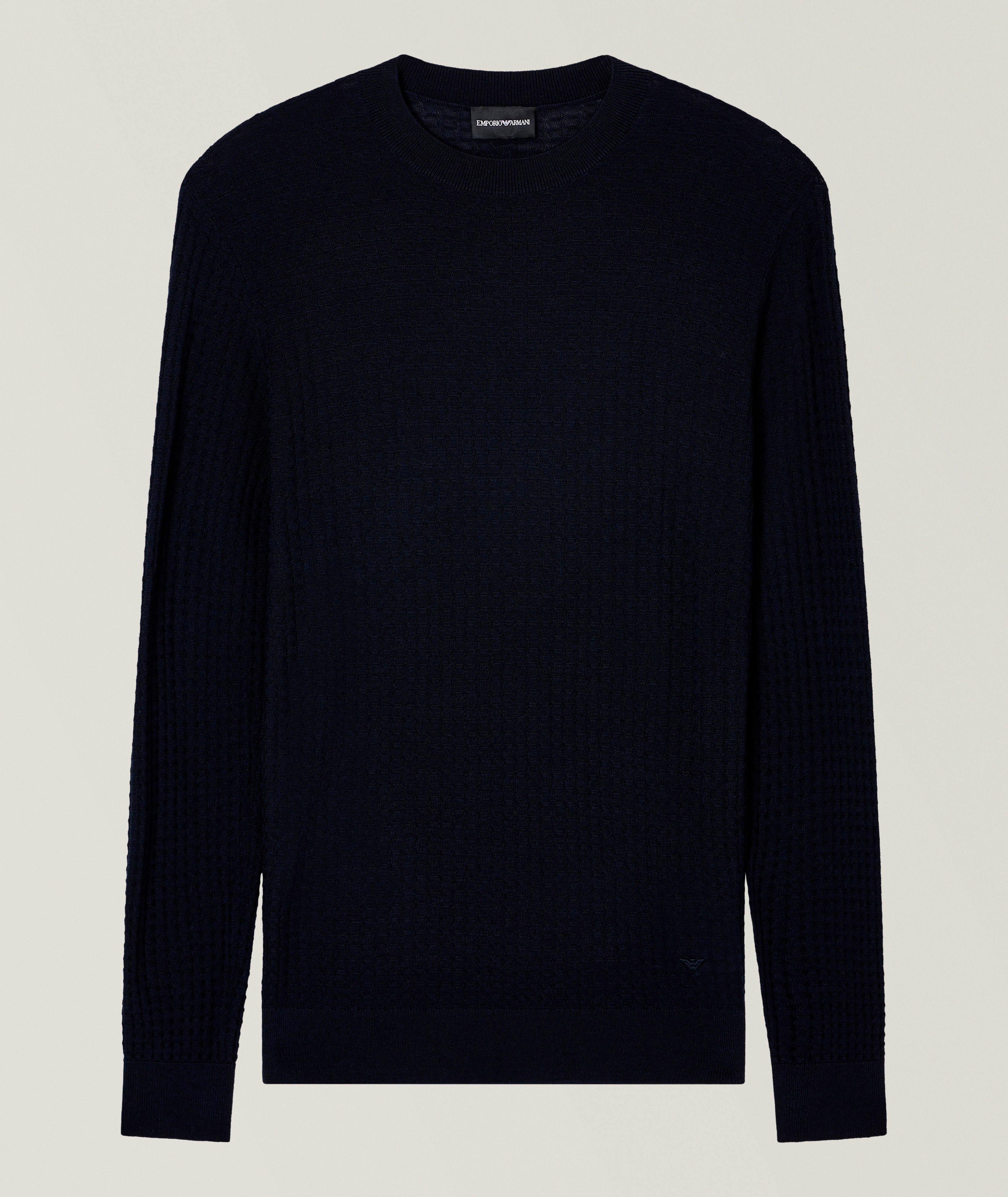 Pull à motif géométrique, collection ASV axée sur la durabilité image 0