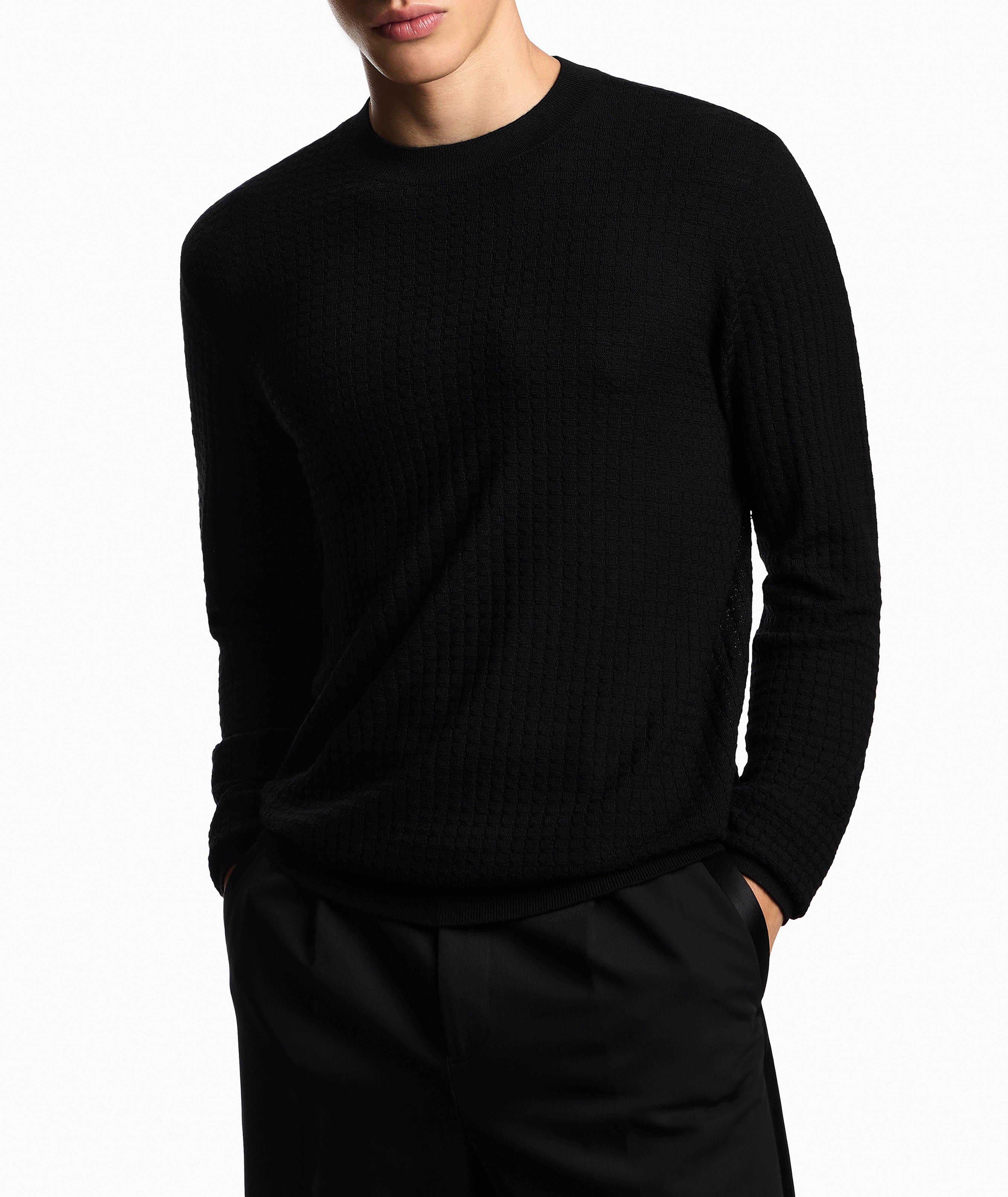 Pull à motif géométrique, collection ASV axée sur la durabilité image 1