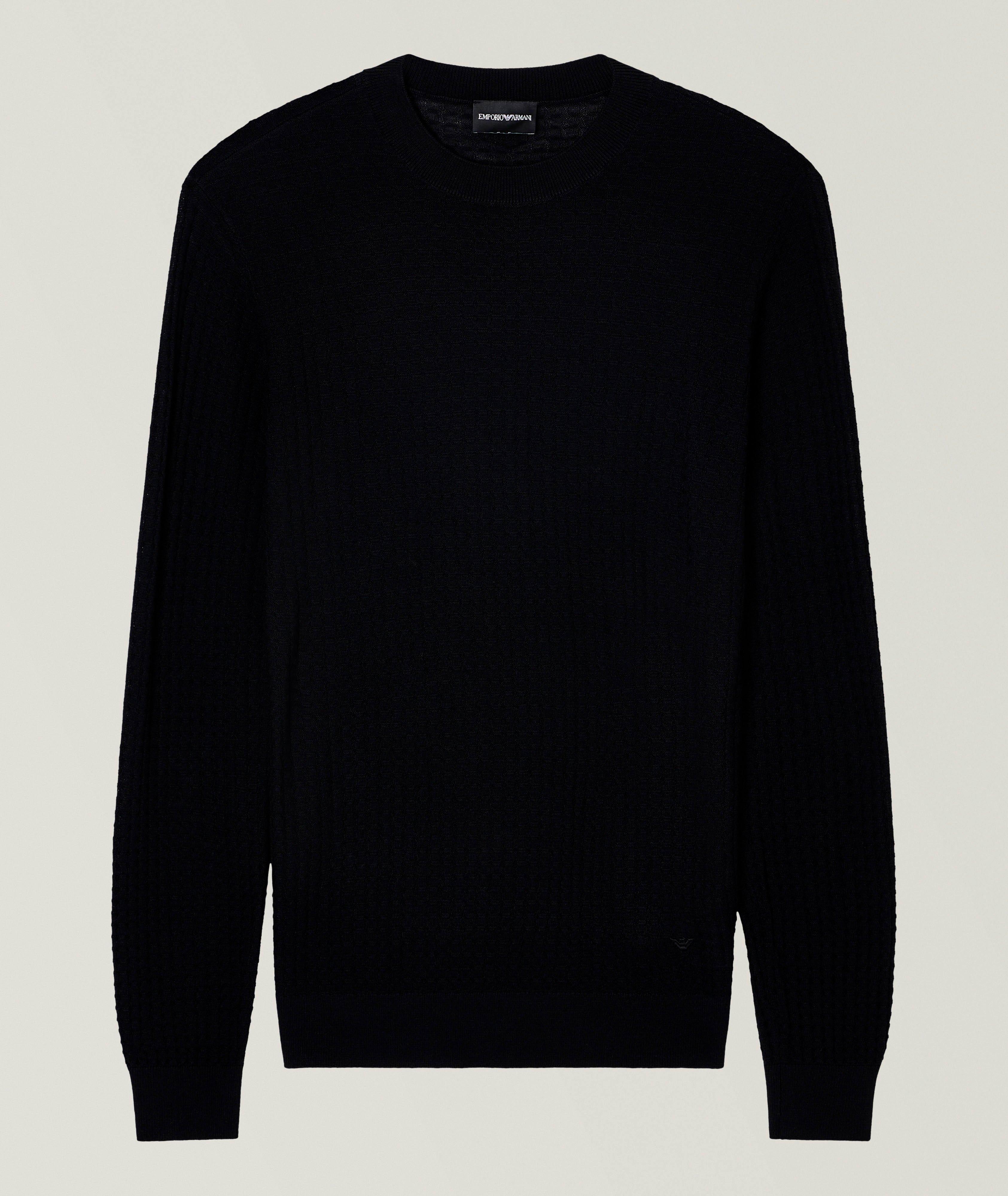Pull à motif géométrique, collection ASV axée sur la durabilité image 0