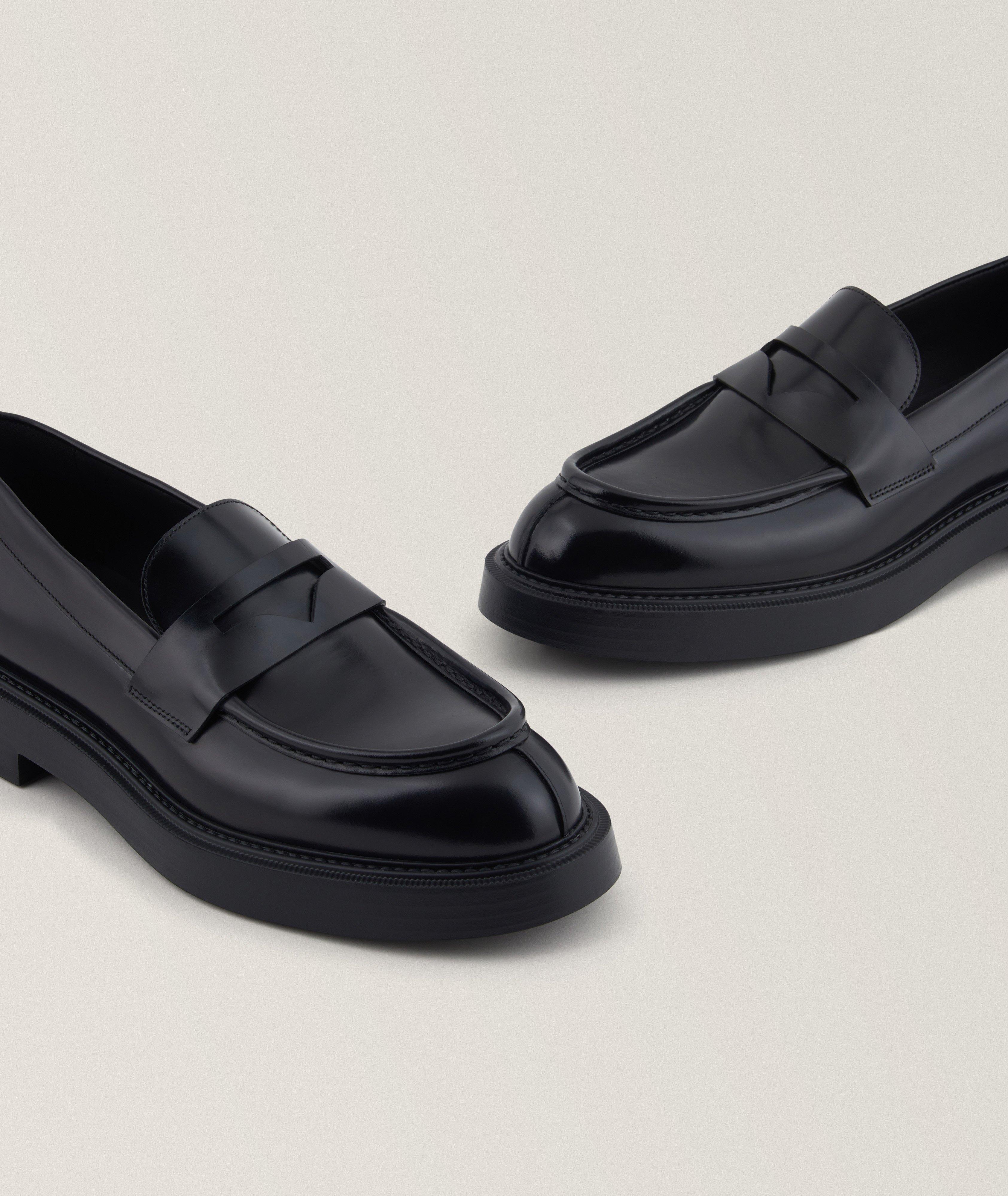 Mocassins à mors en cuir brossé image 4