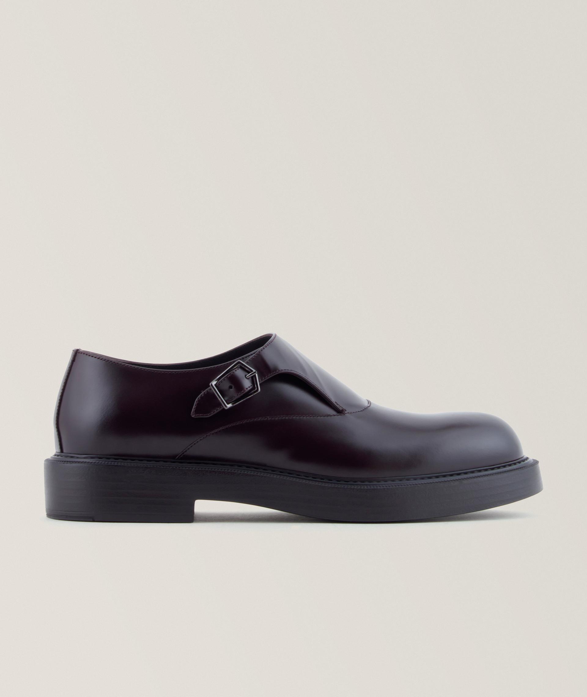 Souliers à boucle en cuir brossé image 0