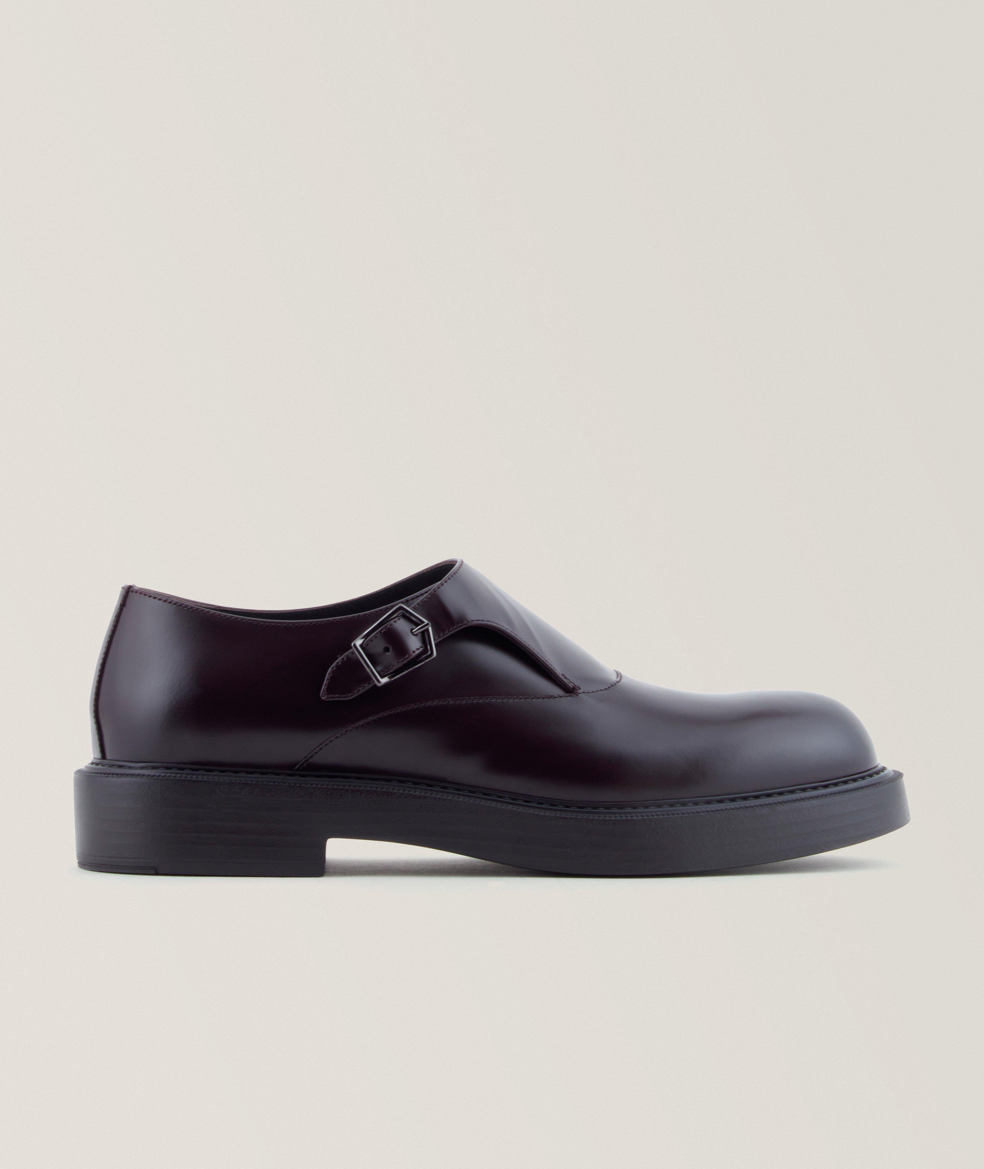 Souliers à boucle en cuir brossé image 0
