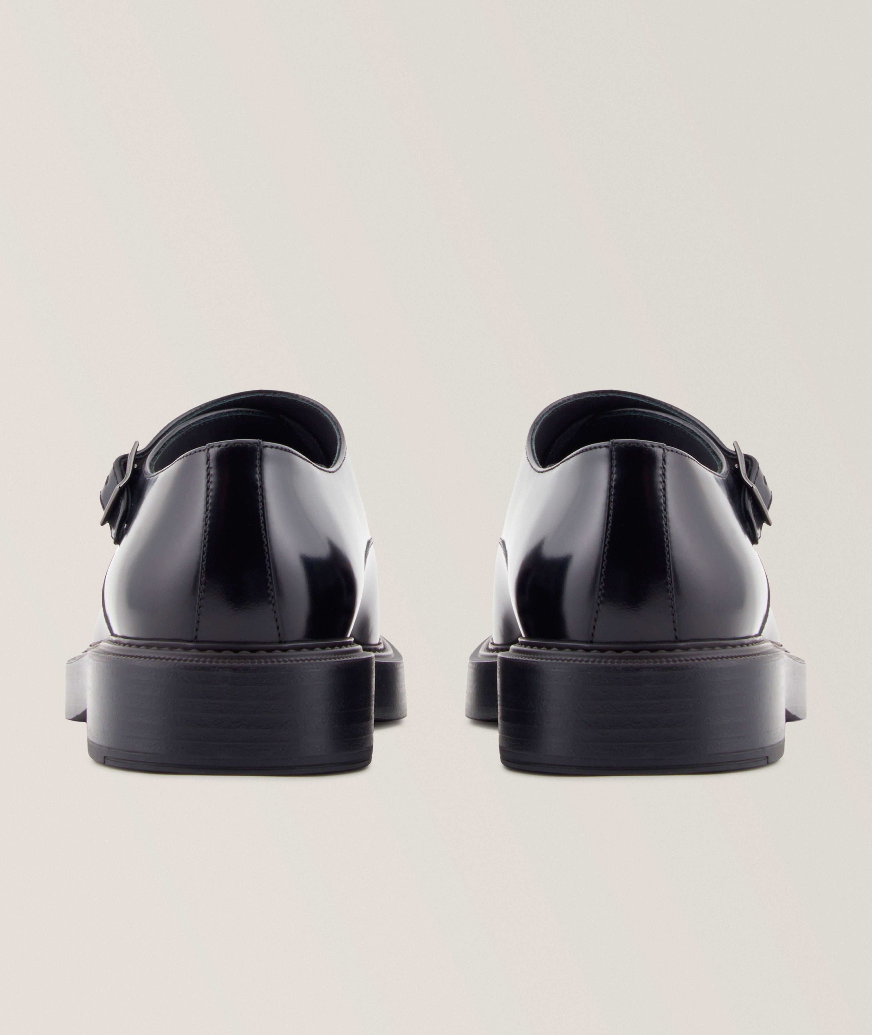 Brushed Leather Monkstraps image 2