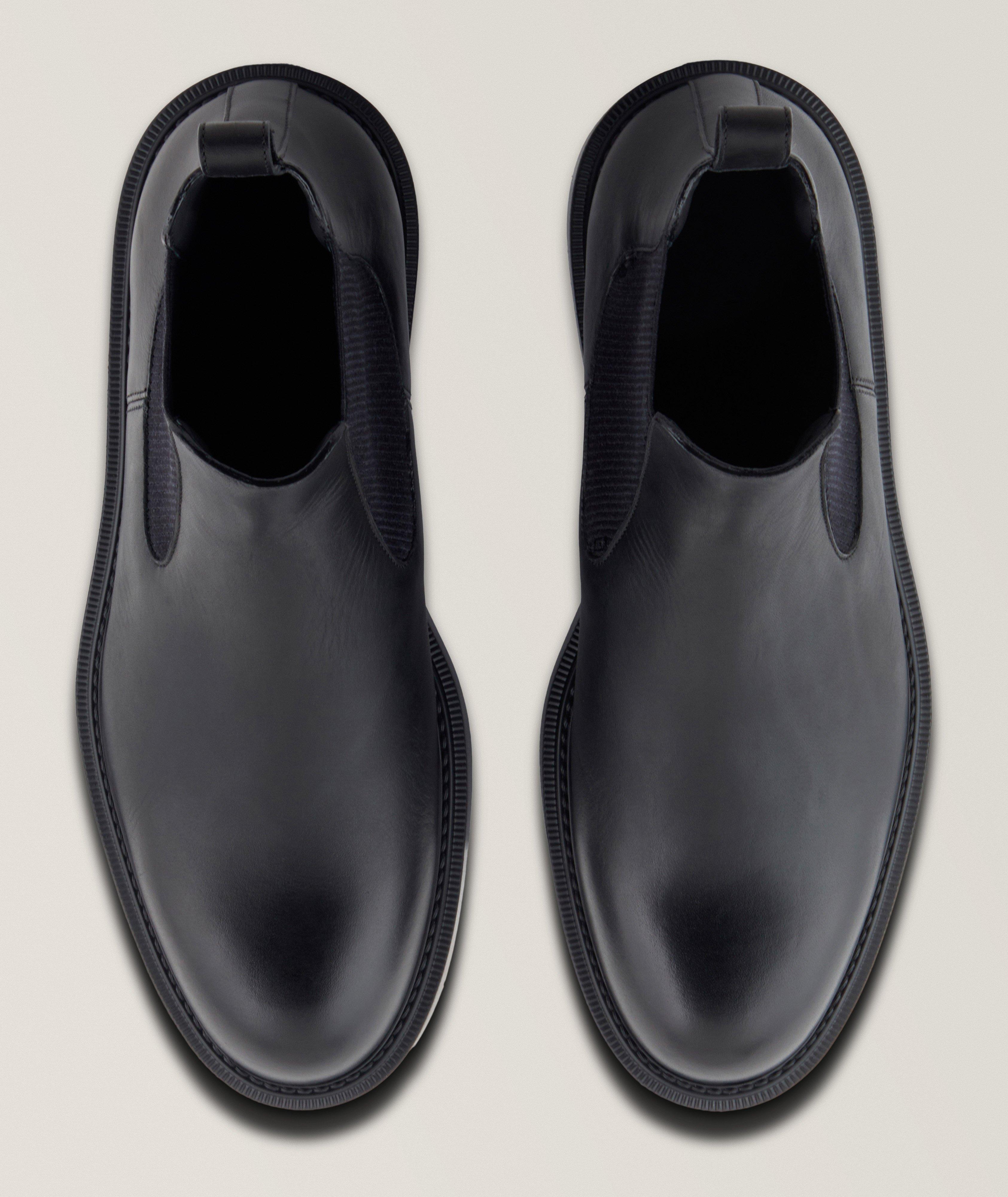Dappled Leather Beatle Boots image 1