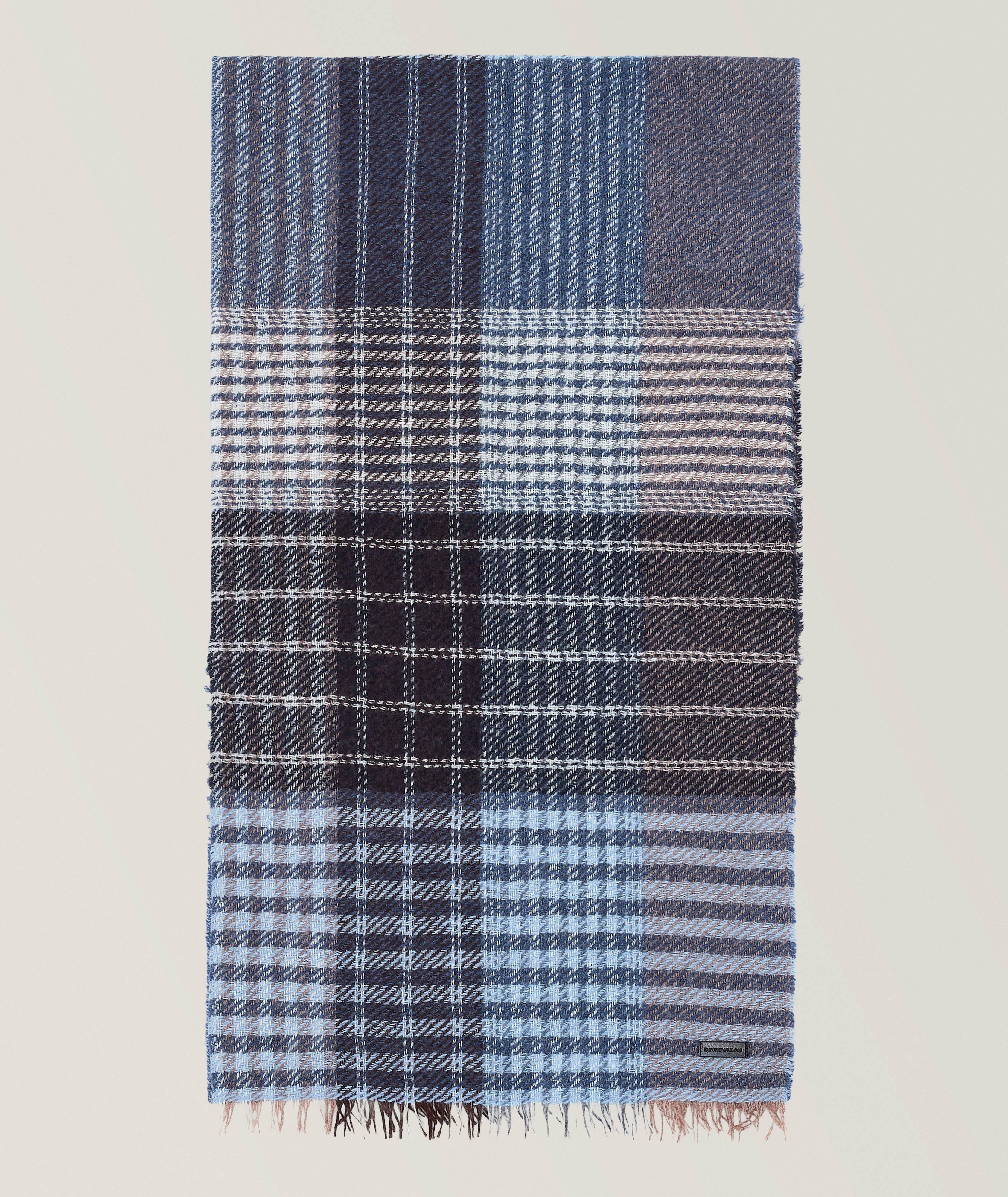 Écharpe en laine à motif tartan image 0