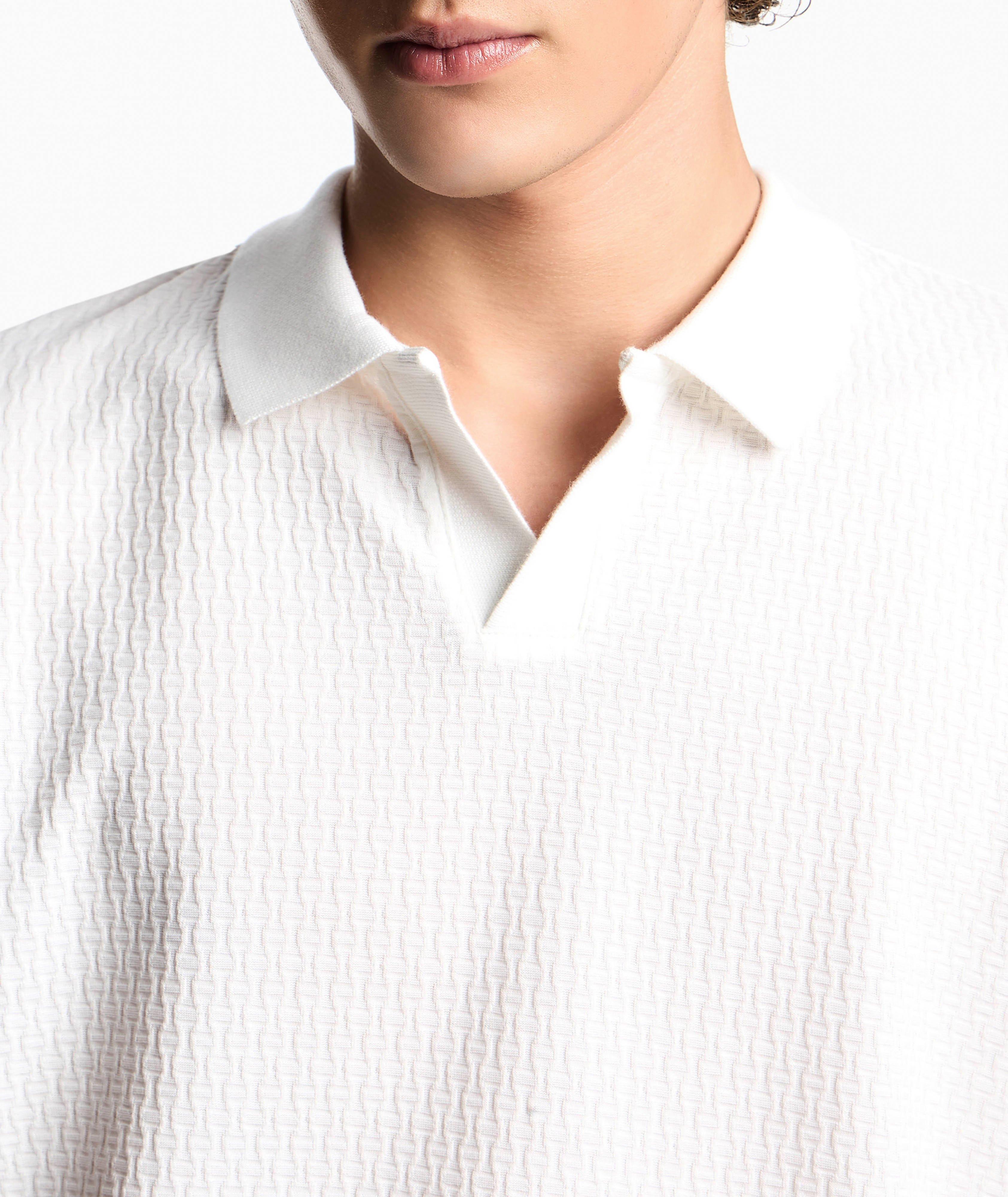 ASV Jacquard Johnny Collar Polo image 3