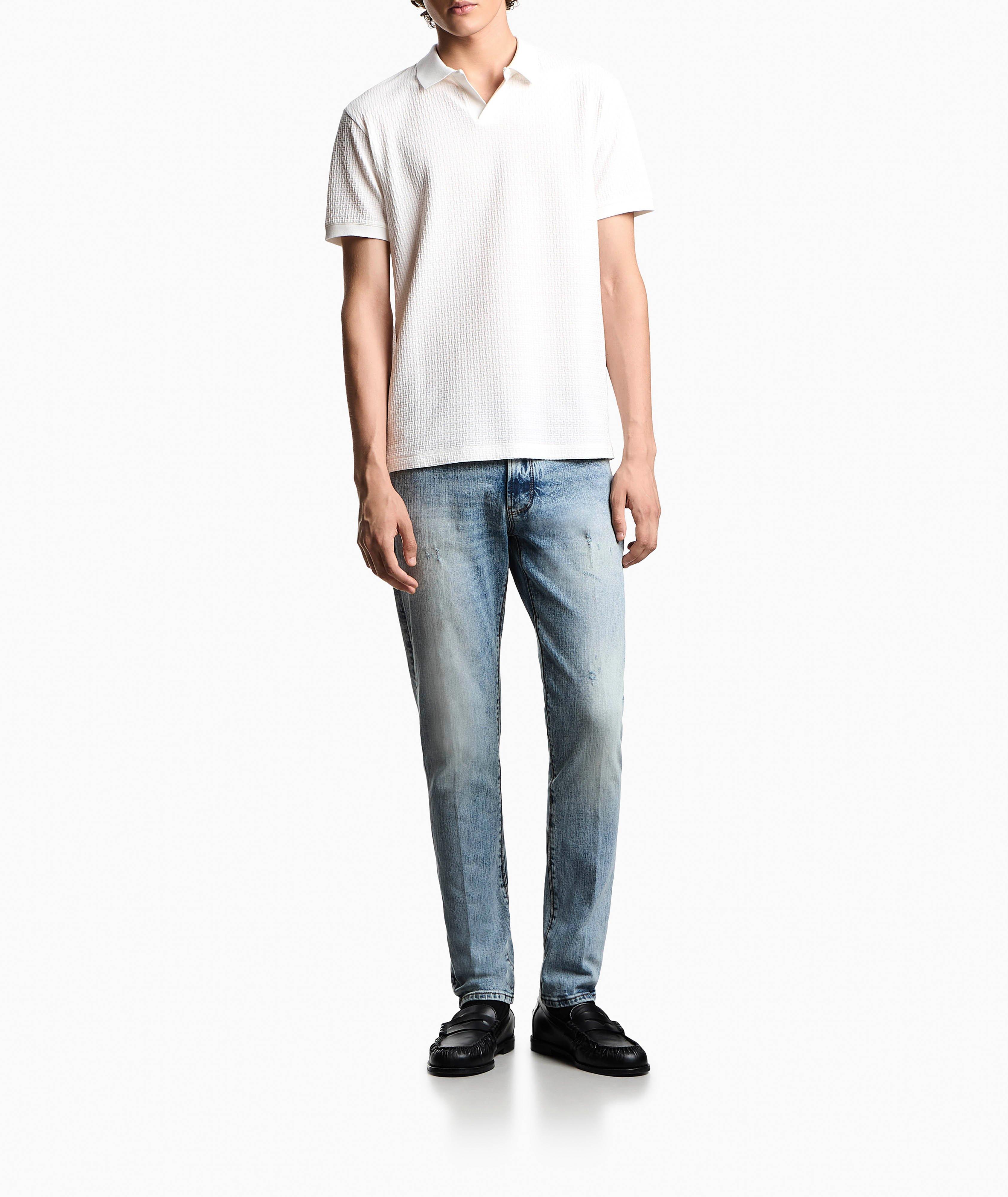 ASV Jacquard Johnny Collar Polo image 4